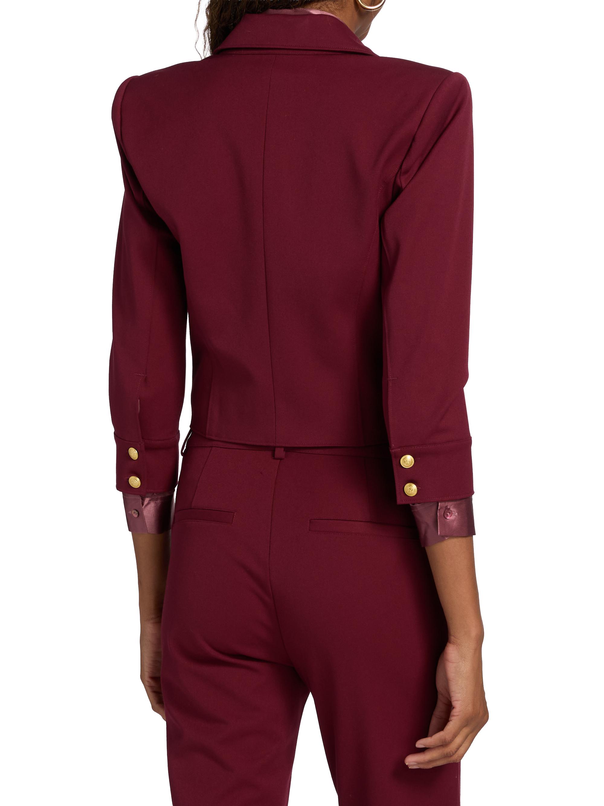 L'AGENCE Kumi Twill Crop Jacket | Saks Fifth Avenue