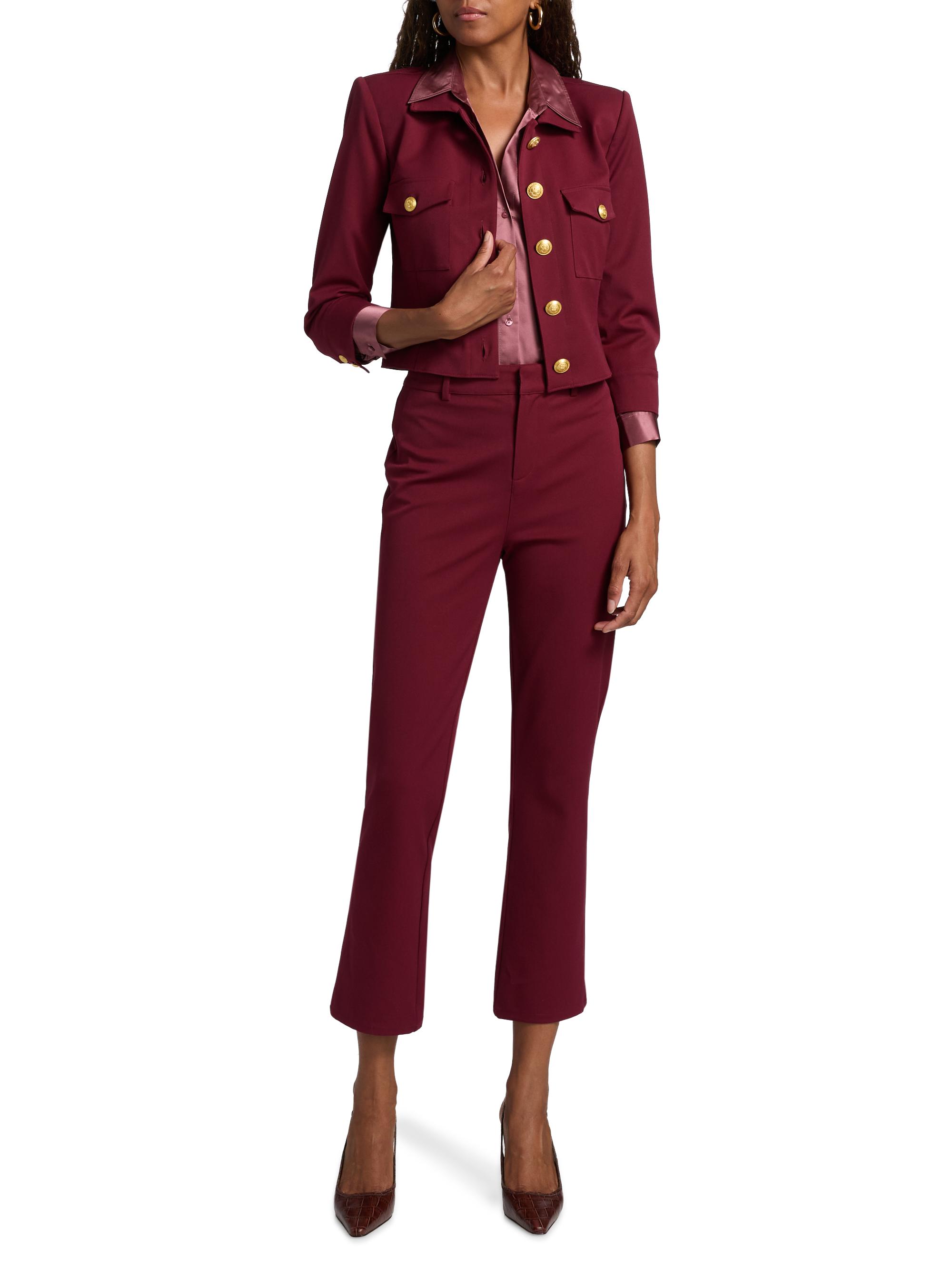 L'AGENCE Kumi Twill Crop Jacket | Saks Fifth Avenue