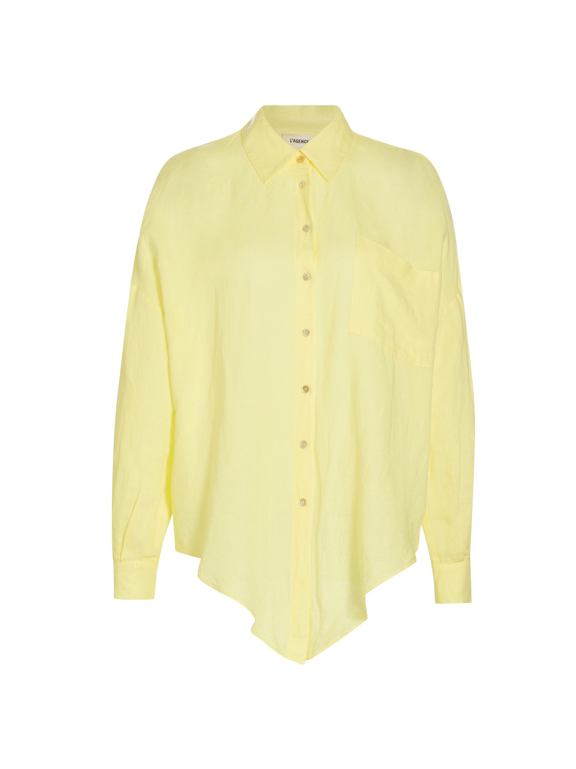 L'AGENCE Women's Talitha Tie Blouse - Yellow Sorbet