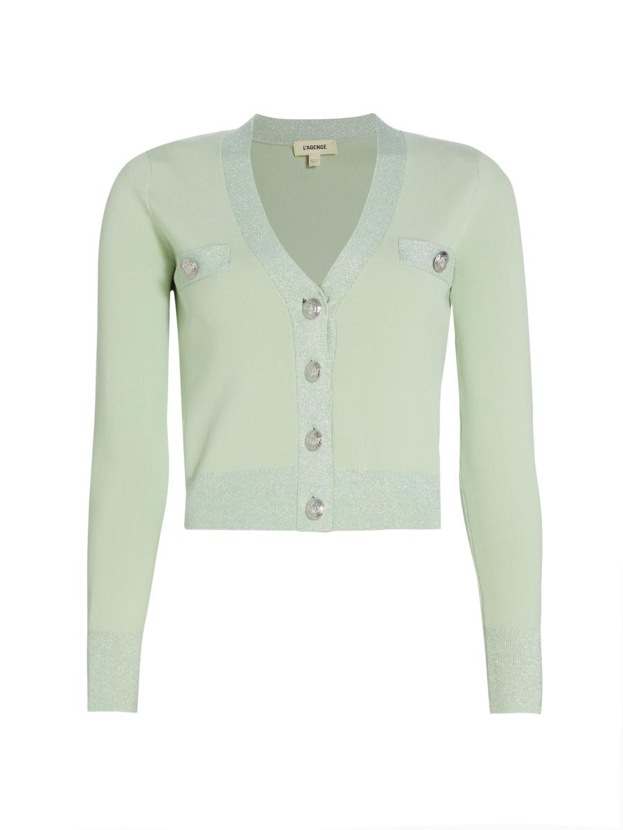 新品タグ付き L'Appartement Knit Vneck Cardigan 252-110102-711-7.jpg