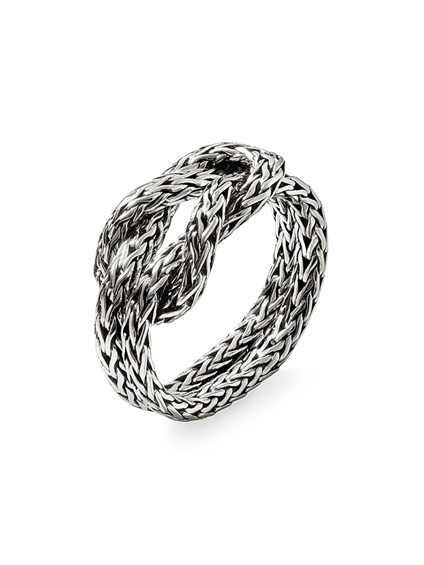 Shop John Hardy Love Knot Sterling Silver Ring | Saks Fifth Shop John Hardy Love Knot Sterling Silver Ring | Saks Fifth