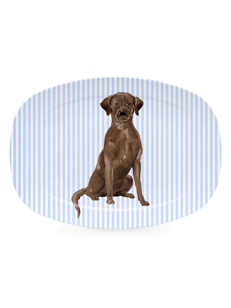 Mariposa Woof Woof Best Friends Chocolate Lab Platter | Saks Fifth Avenue