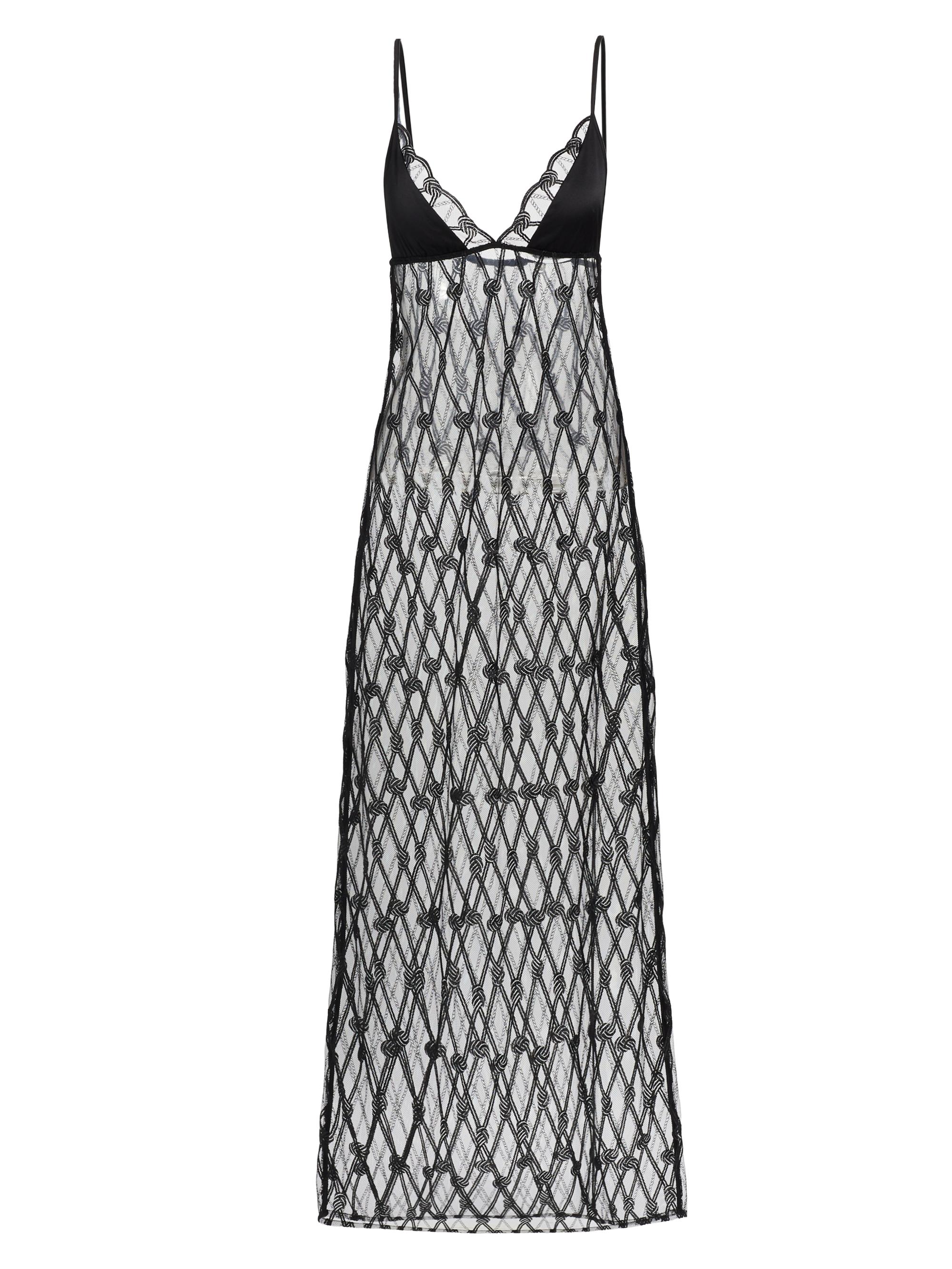 Kiki de Montparnasse Women's Bondage Maxi Slip Dress - Black