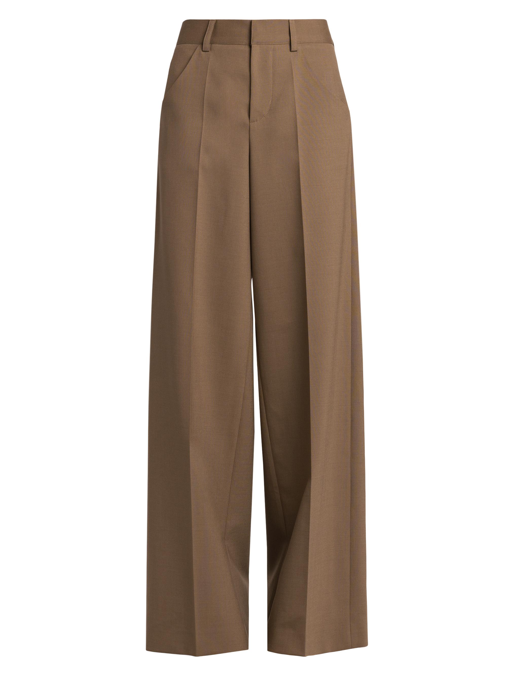 Philosophy di Lorenzo Serafini Women's High-Rise Wide-Leg Trousers - Beige