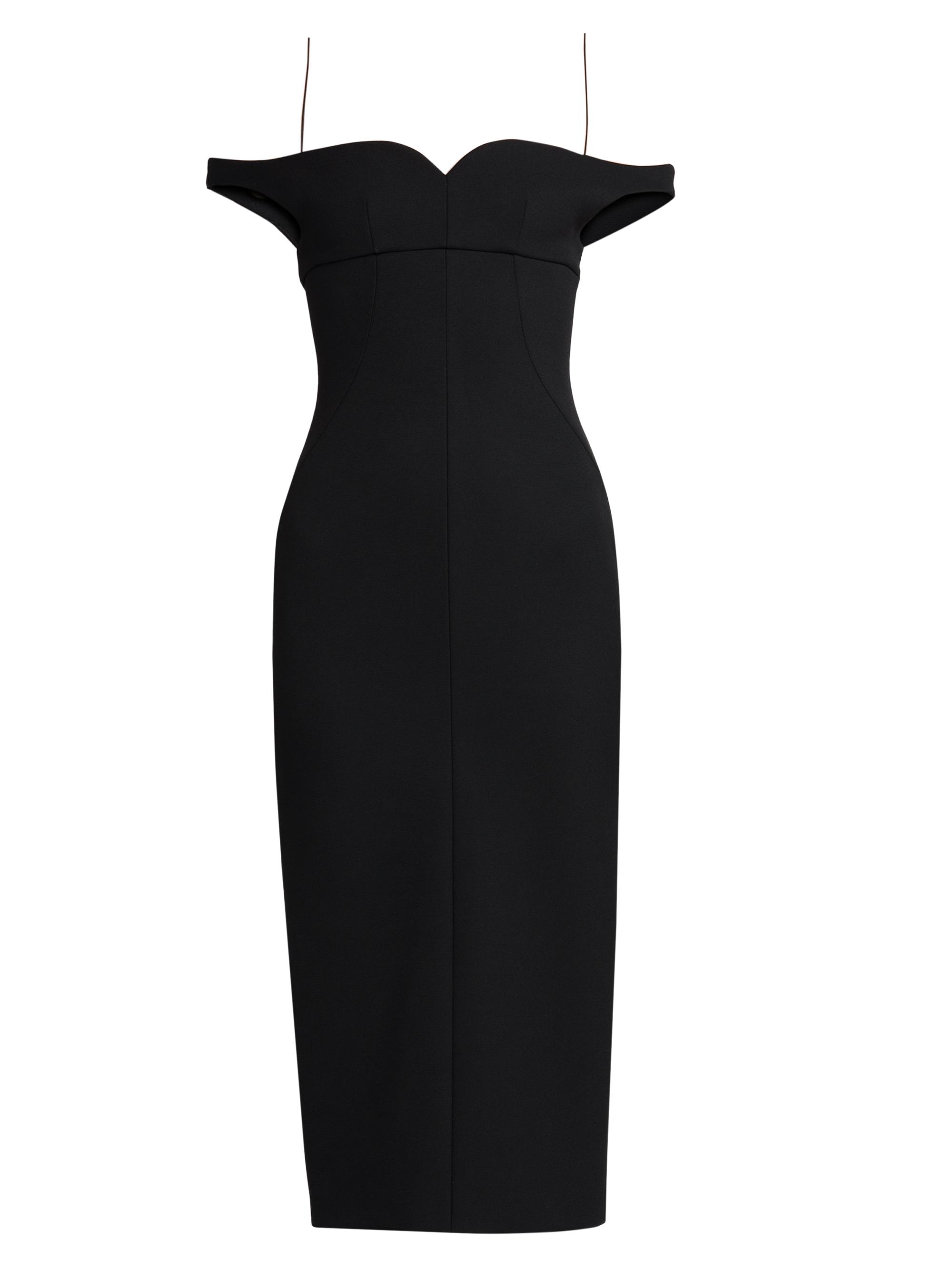 Philosophy di Lorenzo Serafini Women's Off-The-Shoulder Body-Con Dress - Black