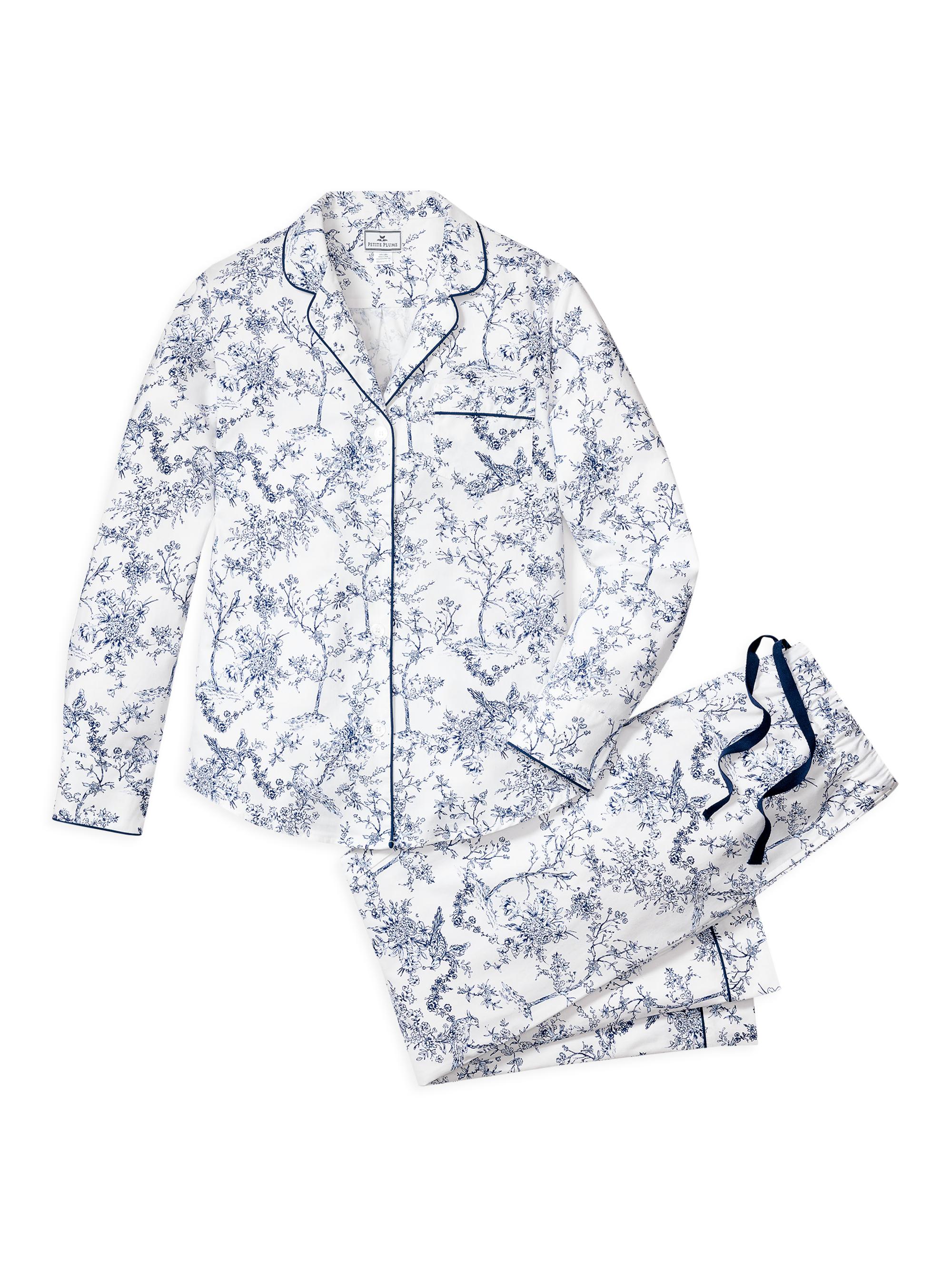 Petite Plume Timeless Toile Print Pajama Set - Timeless Toile