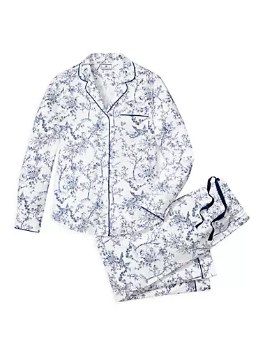 The Perfect Men's Woven Pajama Set in Solid White – Lorenzo Uomo