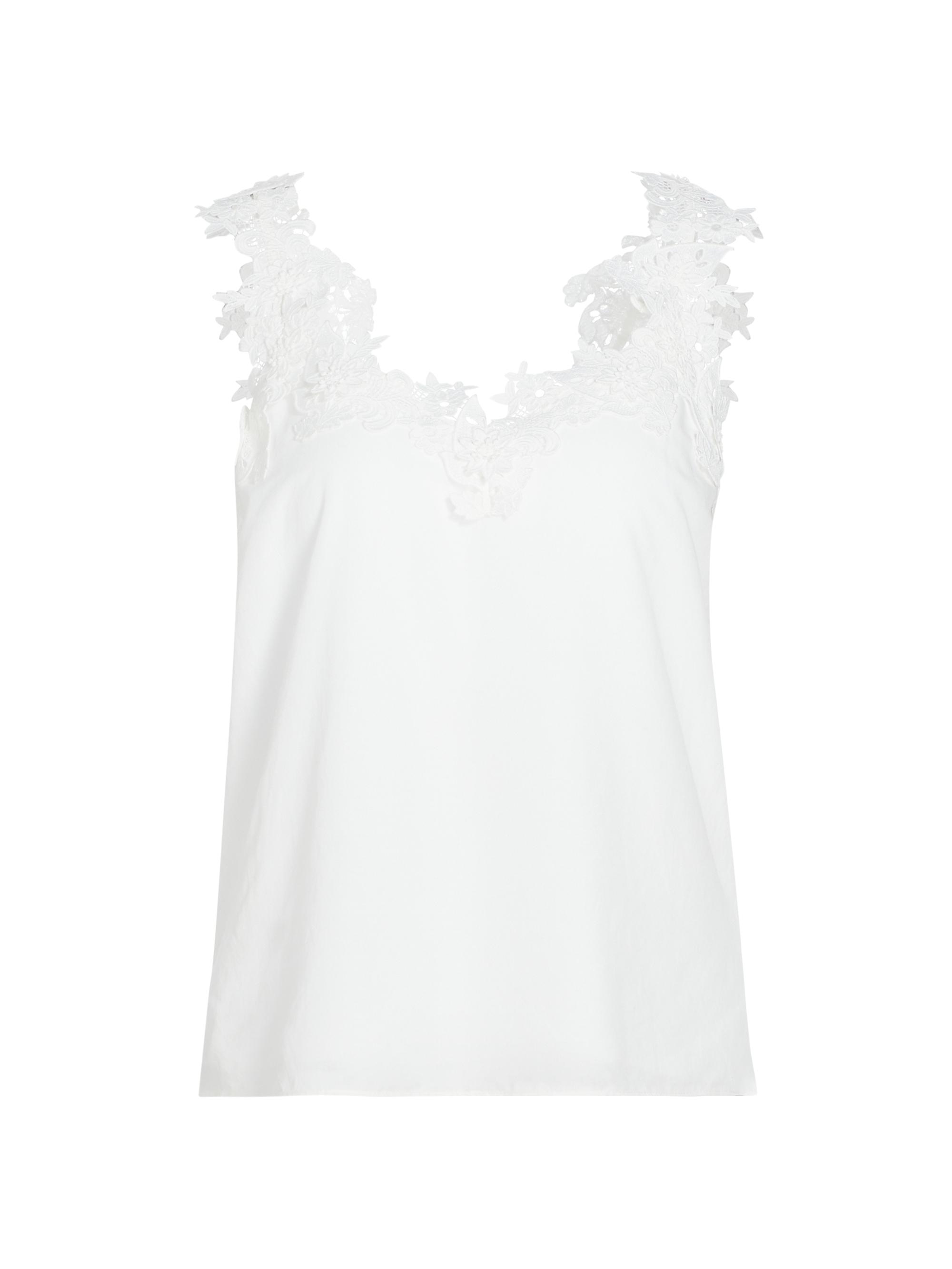 Cami NYC Women's Chels Lace-Trimmed Cami - White