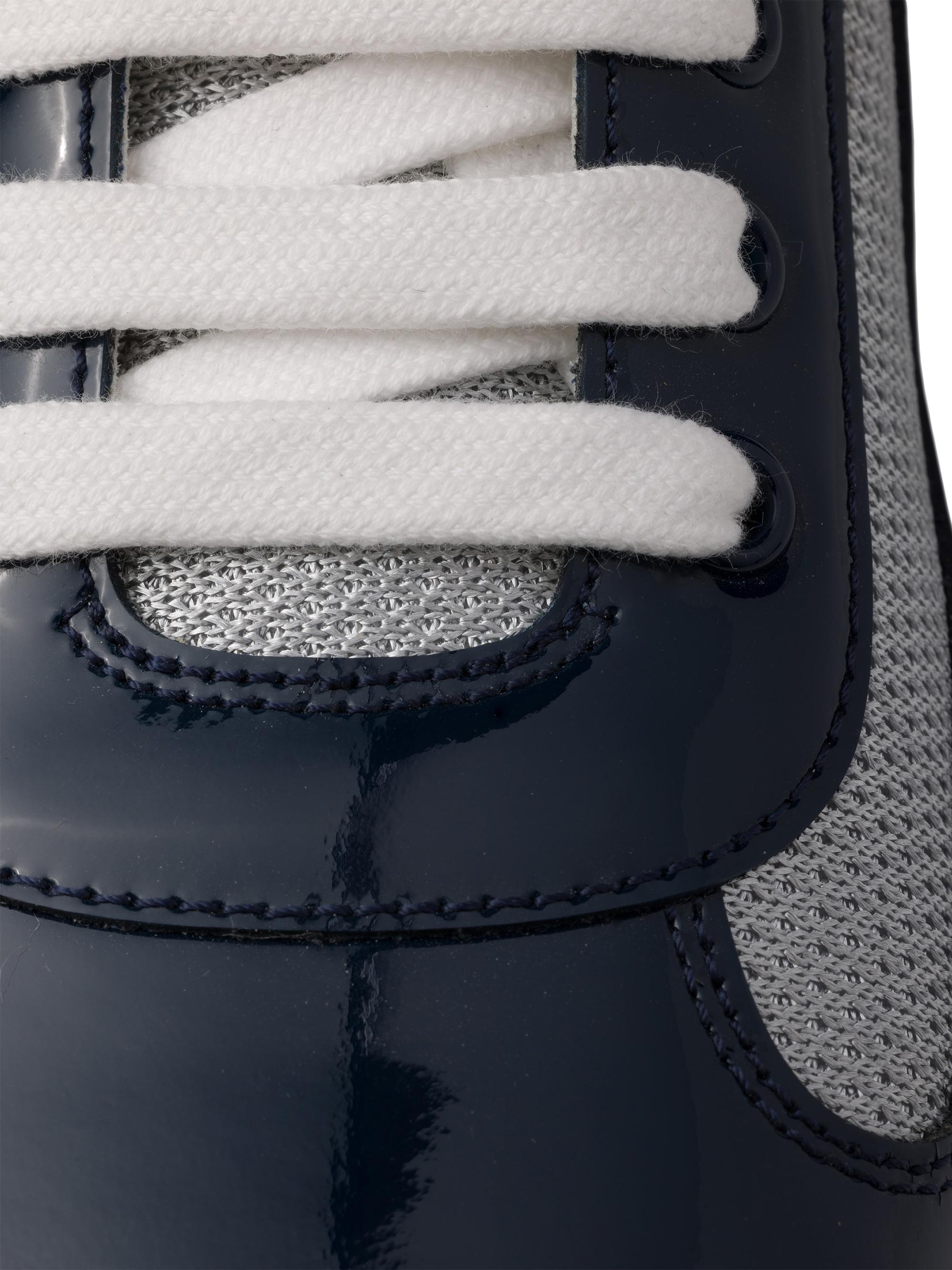 Patent Leather and Technical Fabric Prada America's Cup Sneakers