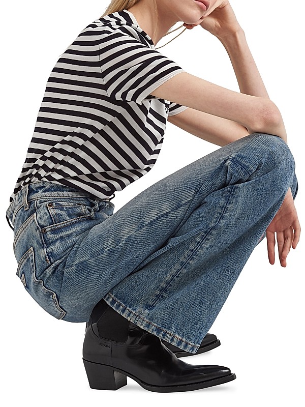 Shop Prada Five-Pocket Denim Jeans | Saks Fifth Avenue Shop Prada Five-Pocket Denim Jeans | Saks Fifth Avenue