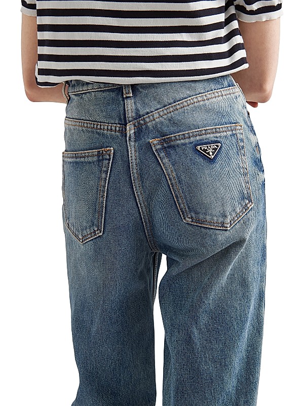 Shop Prada Five-Pocket Denim Jeans | Saks Fifth Avenue Shop Prada Five-Pocket Denim Jeans | Saks Fifth Avenue