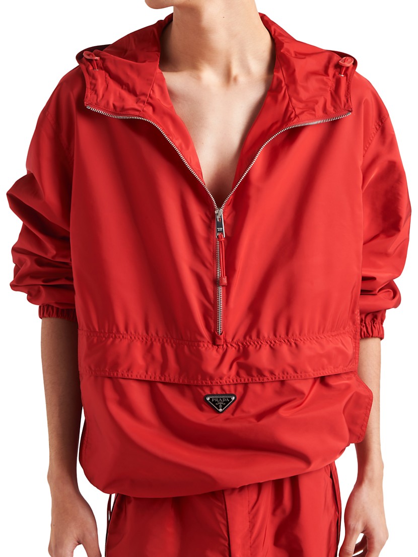 Shop Prada Re-Nylon Blouson Jacket | Saks Fifth Avenue Shop Prada Re-Nylon Blouson Jacket | Saks Fifth Avenue