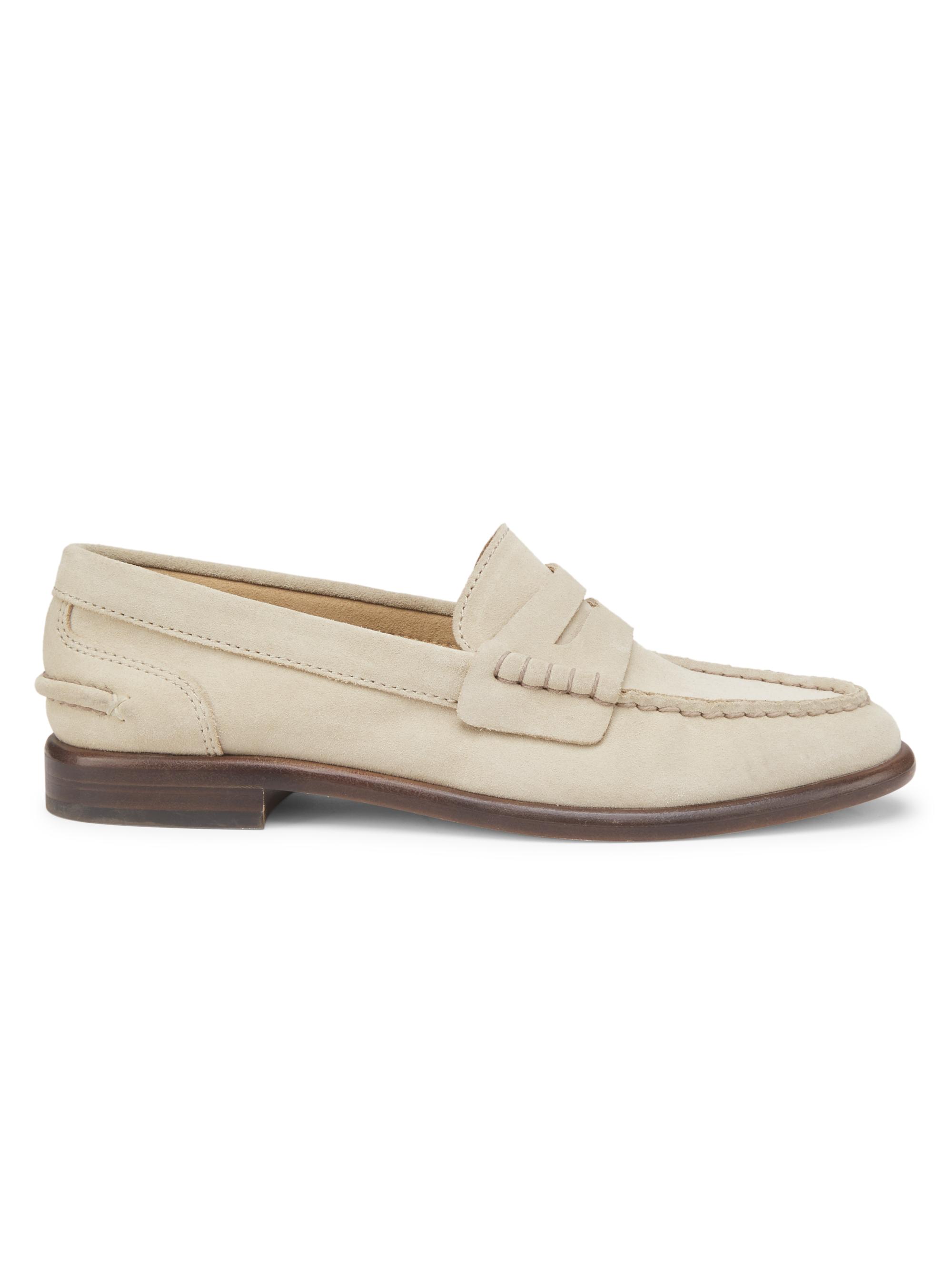 rag & bone Women's Carter Suede Loafers - Light Sand