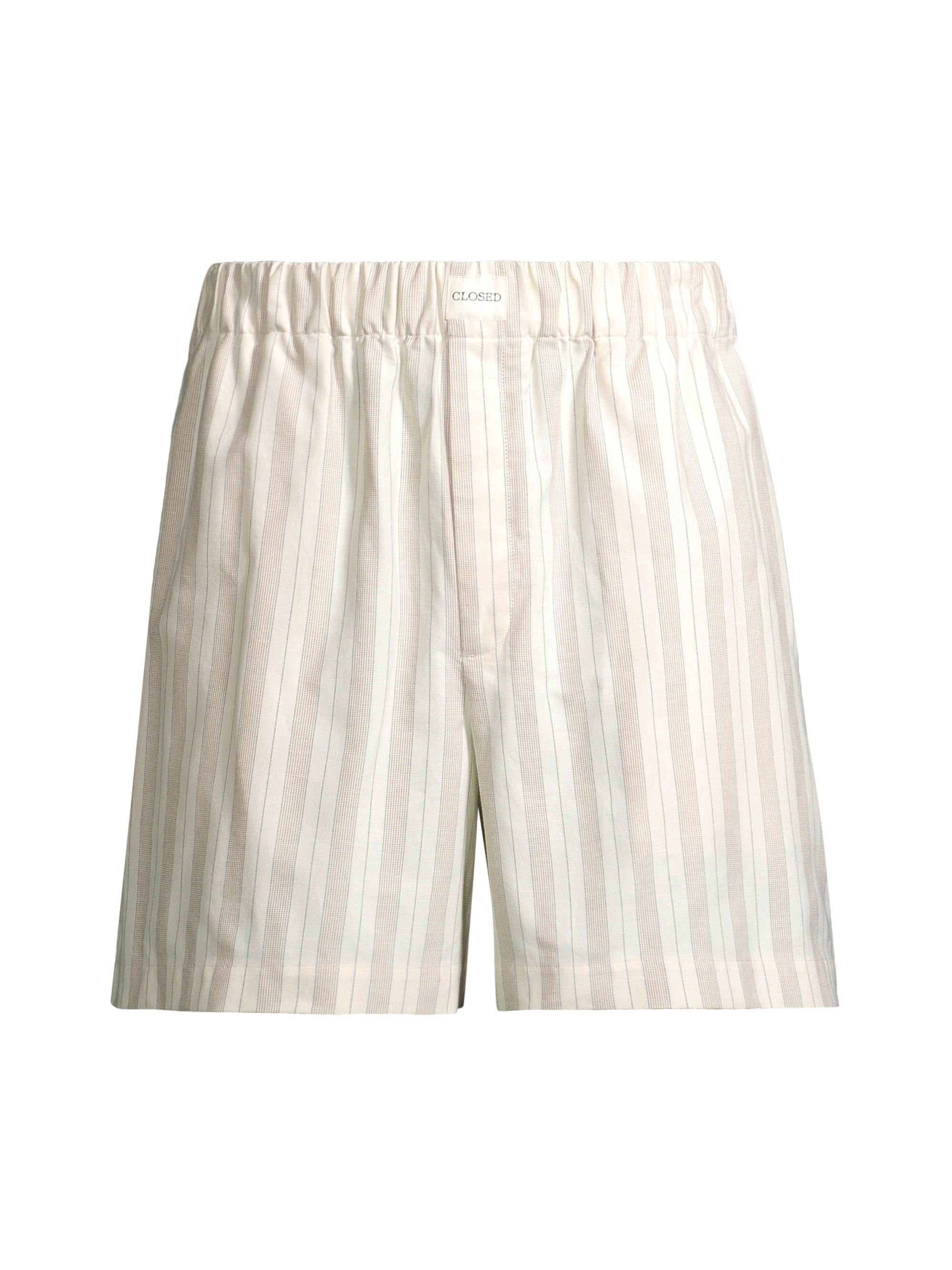Closed Men's Resort Striped Shorts - Vanilla Cream