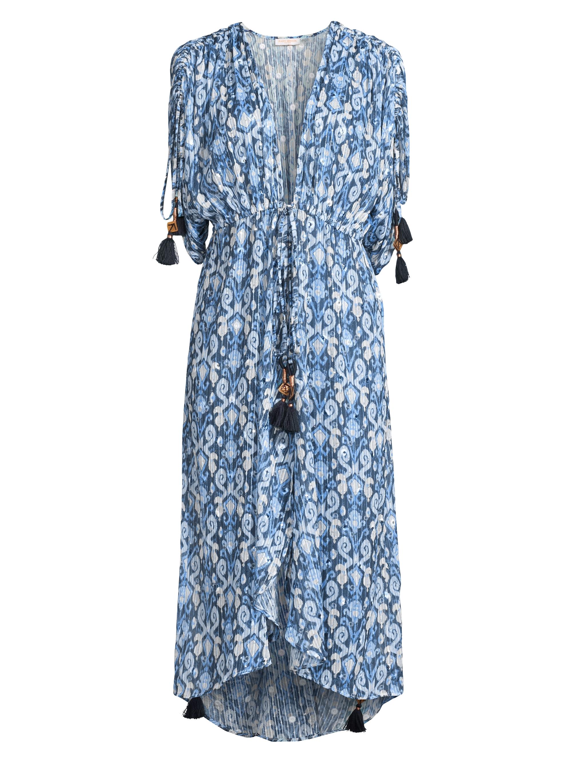 Ramy Brook Women's Lessie Sequined Cover-Up Maxi Dress - Spring Navy Multi