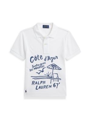 Ralph Lauren Kids Polo Pony-embroidered striped shirt - Blue