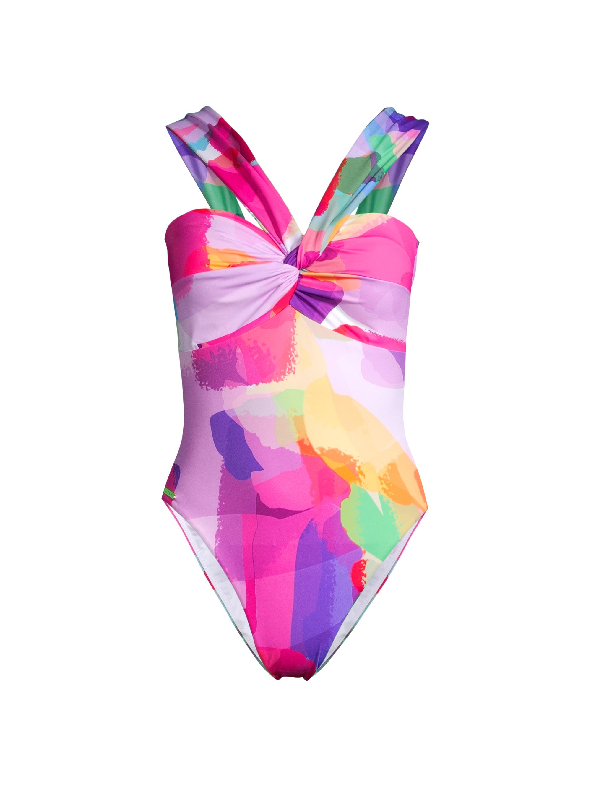 Milly Women's Betsy Rainbow Waterfall Brushstroke One-Piece Swimsuit