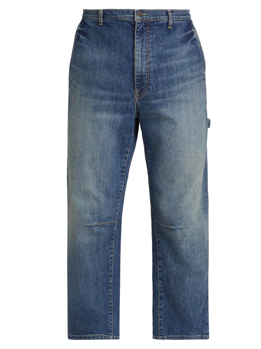【BAON】Fixer Summer Linen Dough Denim Pants BAON】Fixer Summer Linen Dough Denim Pants Denim Barrel Leg