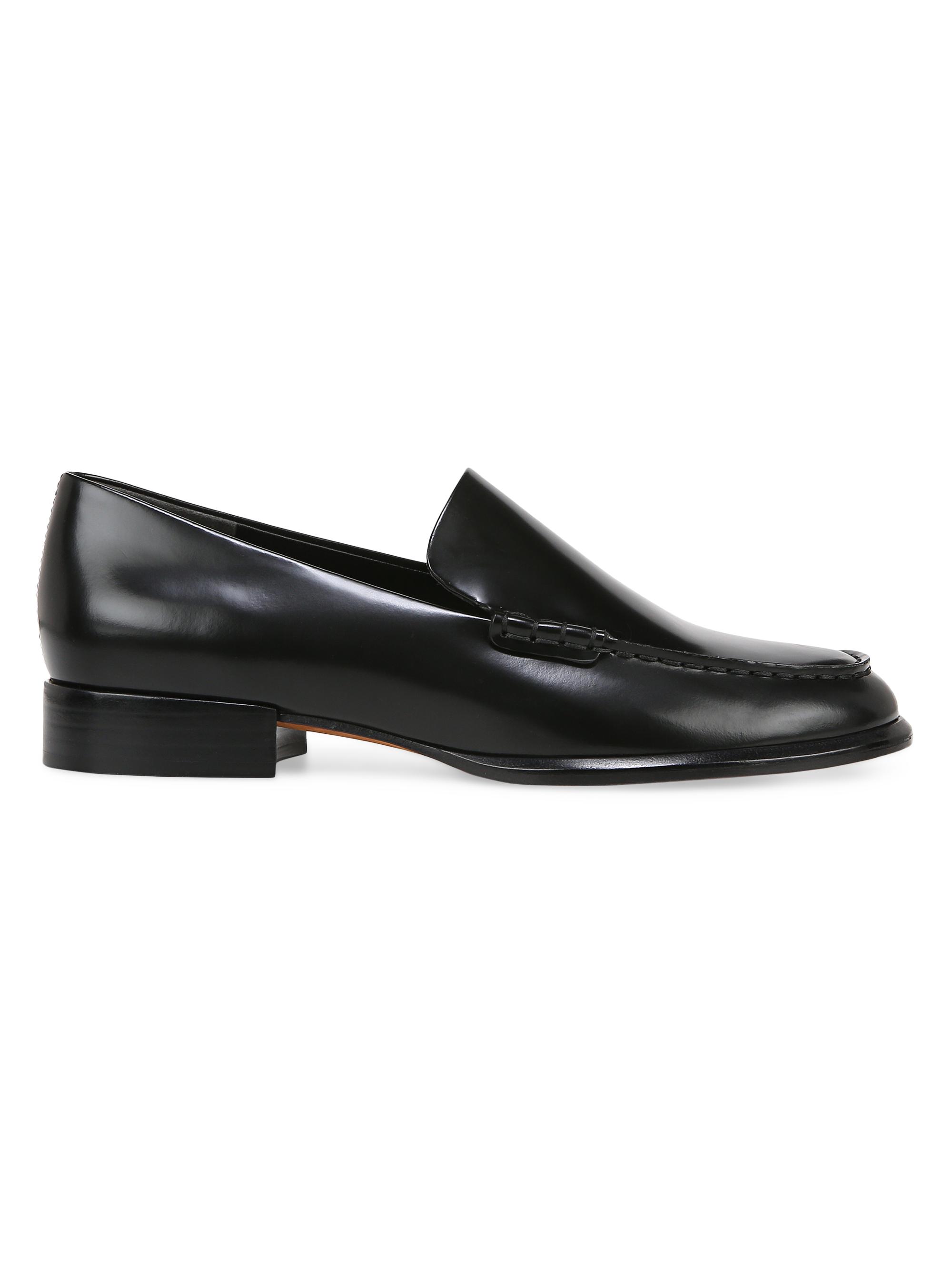 Vince Women's Naomi Leather Loafers - Black