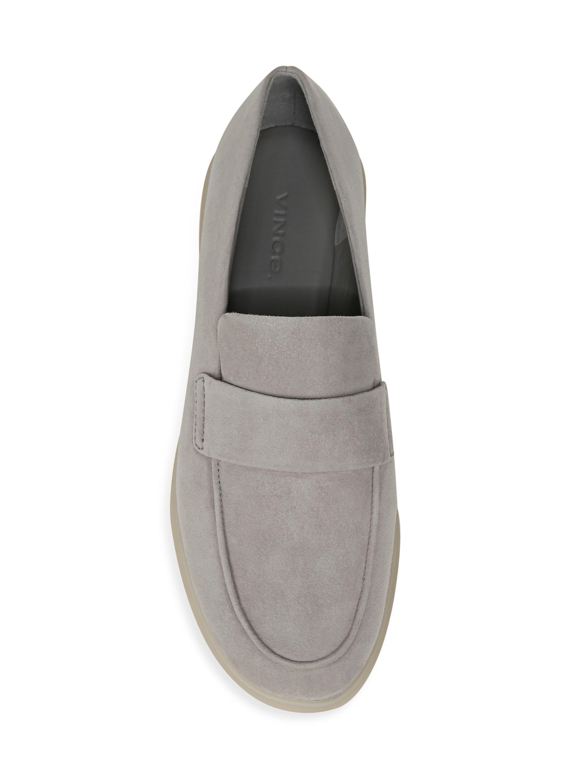 Vince. Men Big Sur-M Slip On Penny Loafers Size US 8M Smoke Grey Suede C2PT Big Sur Suede Loafer in Shoes | Vince main image 4