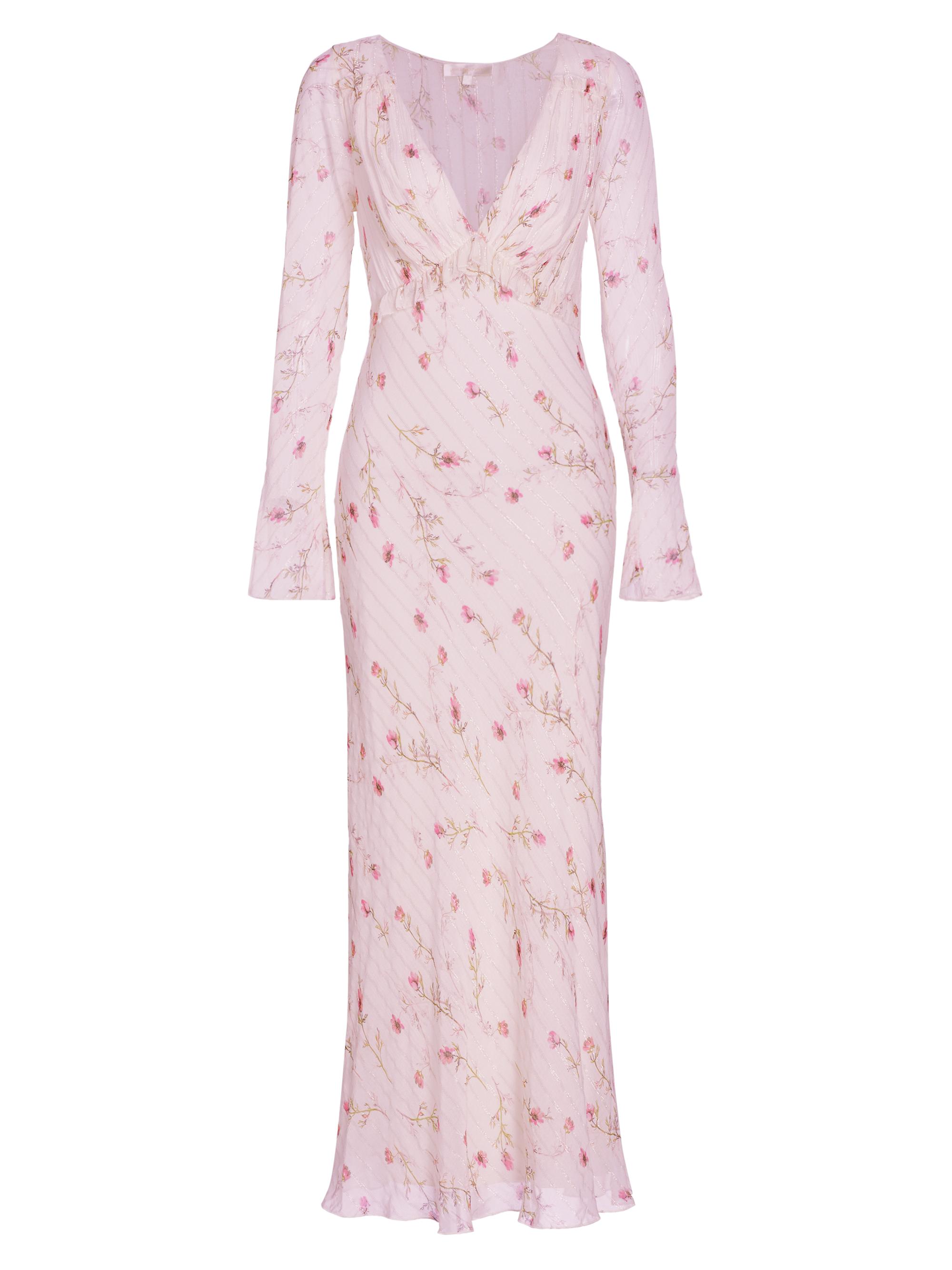 LoveShackFancy Women's Dalila Floral Maxi Dress - Purple Lily