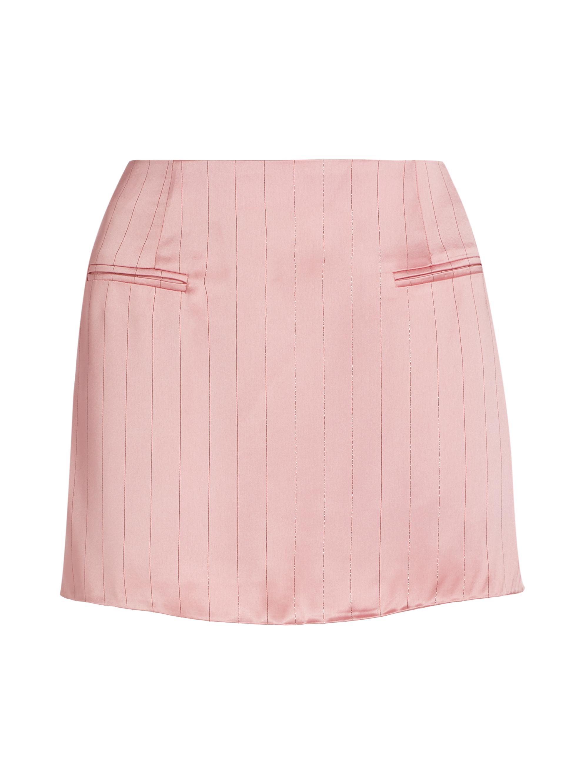 Nonchalant Label Kaiden Leather Knit Miniskirt | Saks Fifth Avenue