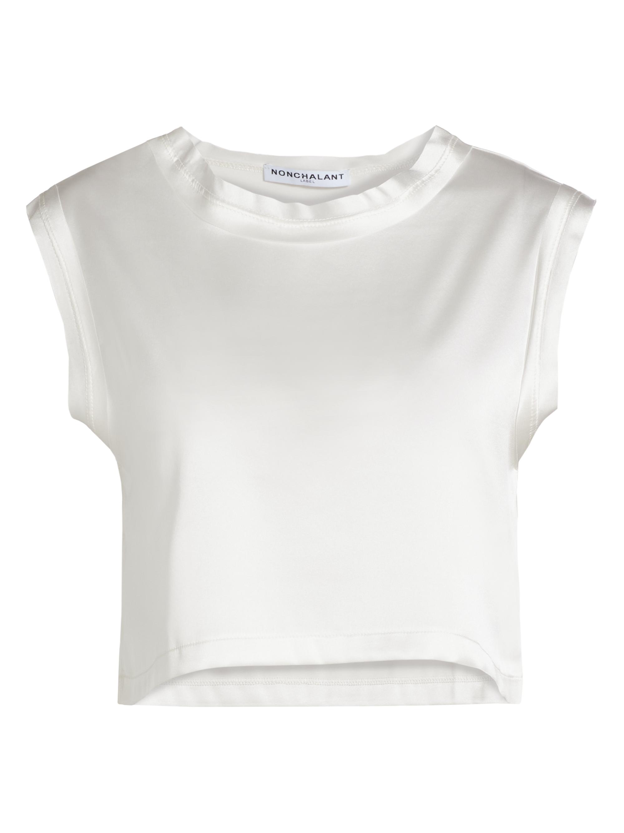 Nonchalant Label Women's Mel Silk Crop T-Shirt -