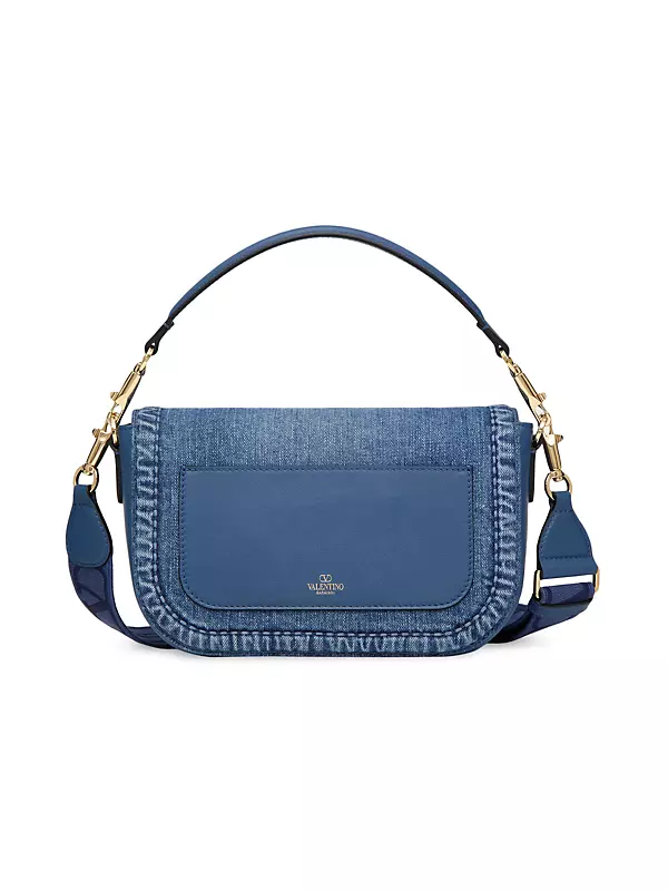 Shop Valentino Garavani All-Time Denim Bag | Saks Fifth Avenue