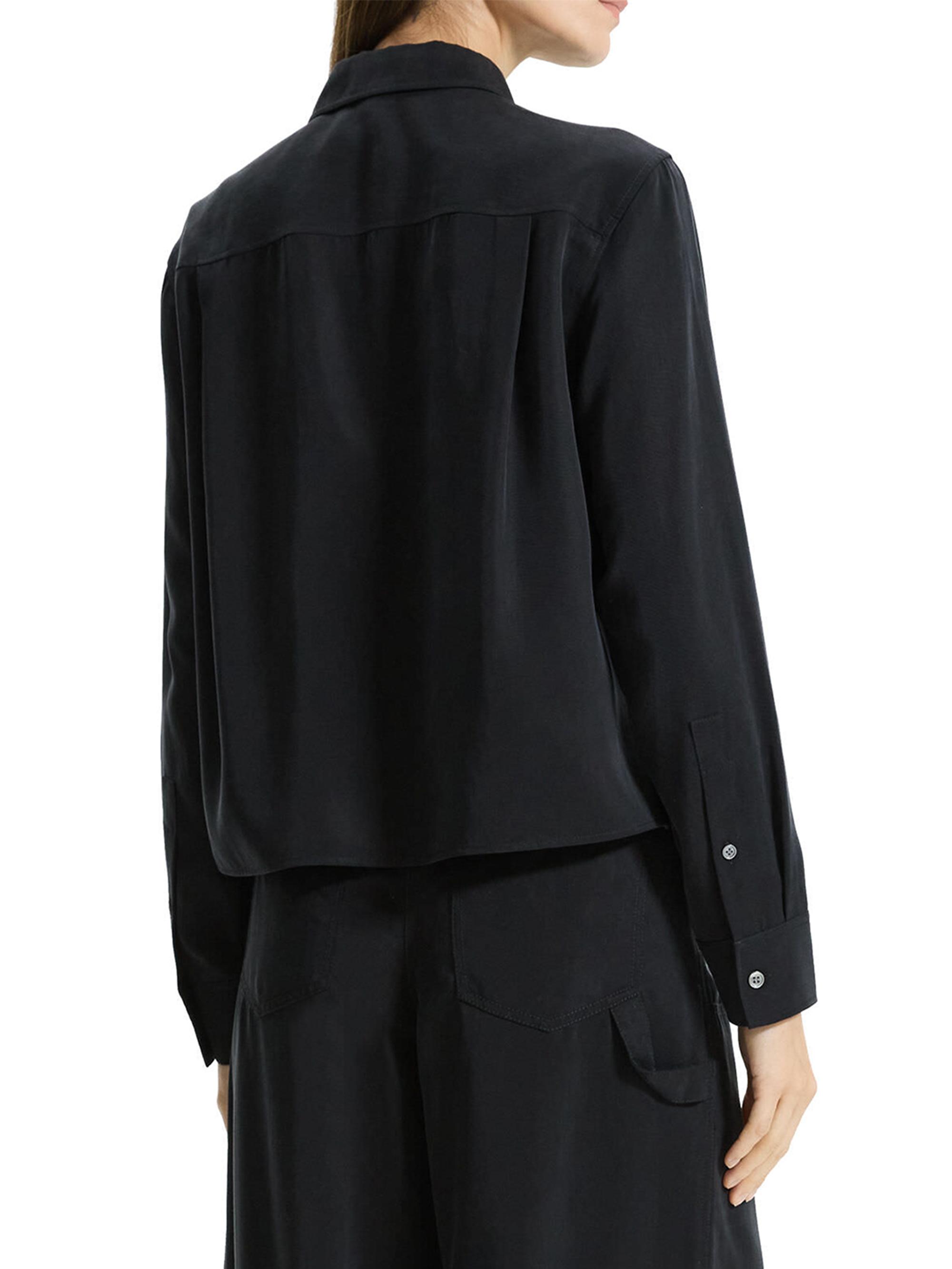 Theory Boxy Button-Front Shirt | Saks Fifth Avenue