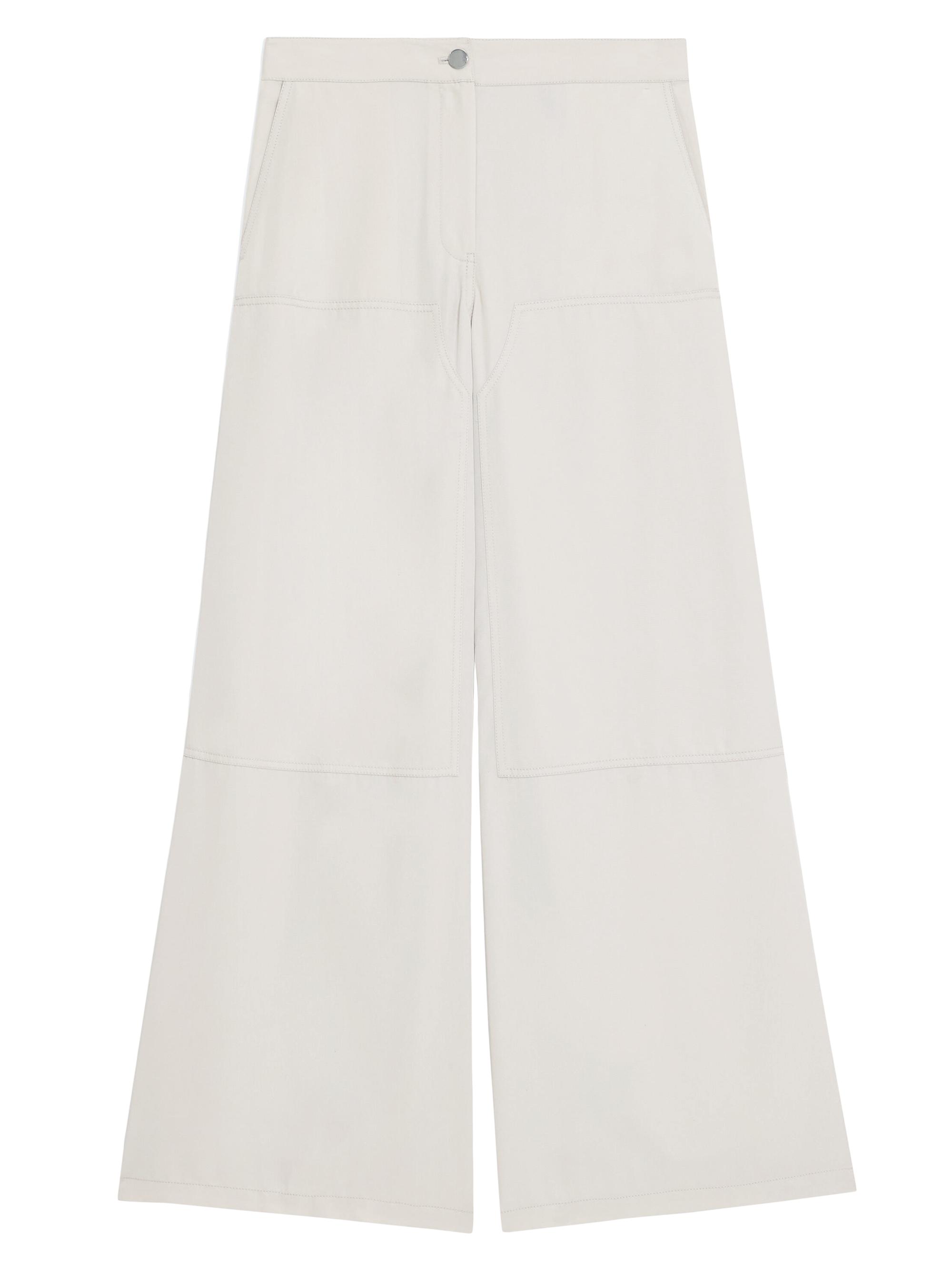 Theory Women's Wide-Leg Cargo Pants - New Sand
