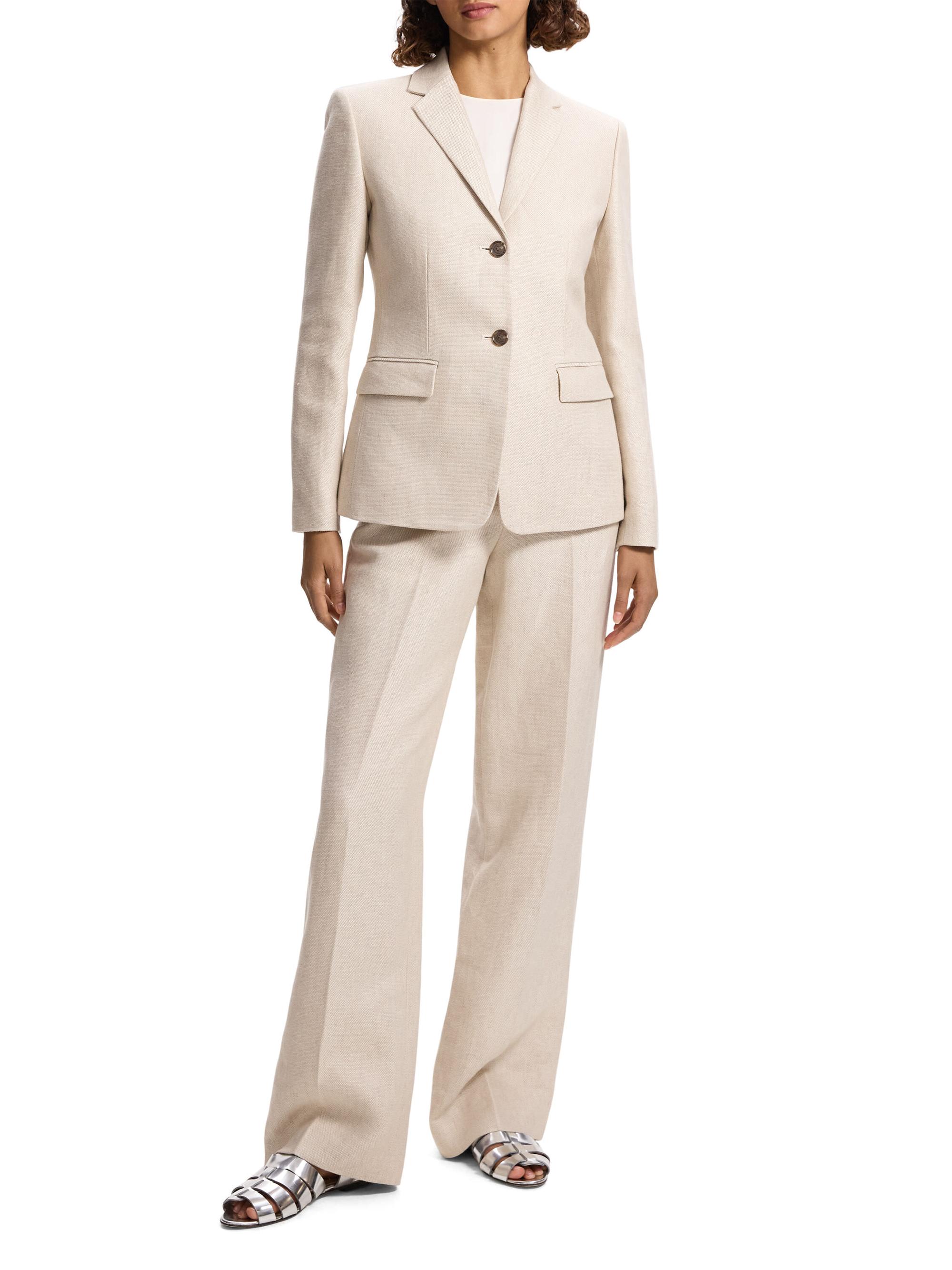 【Theory】2020年 FITTED BLAZER ブレザー 0 セオリー Theory Linen Single-Breasted Blazer | Saks Fifth Avenue