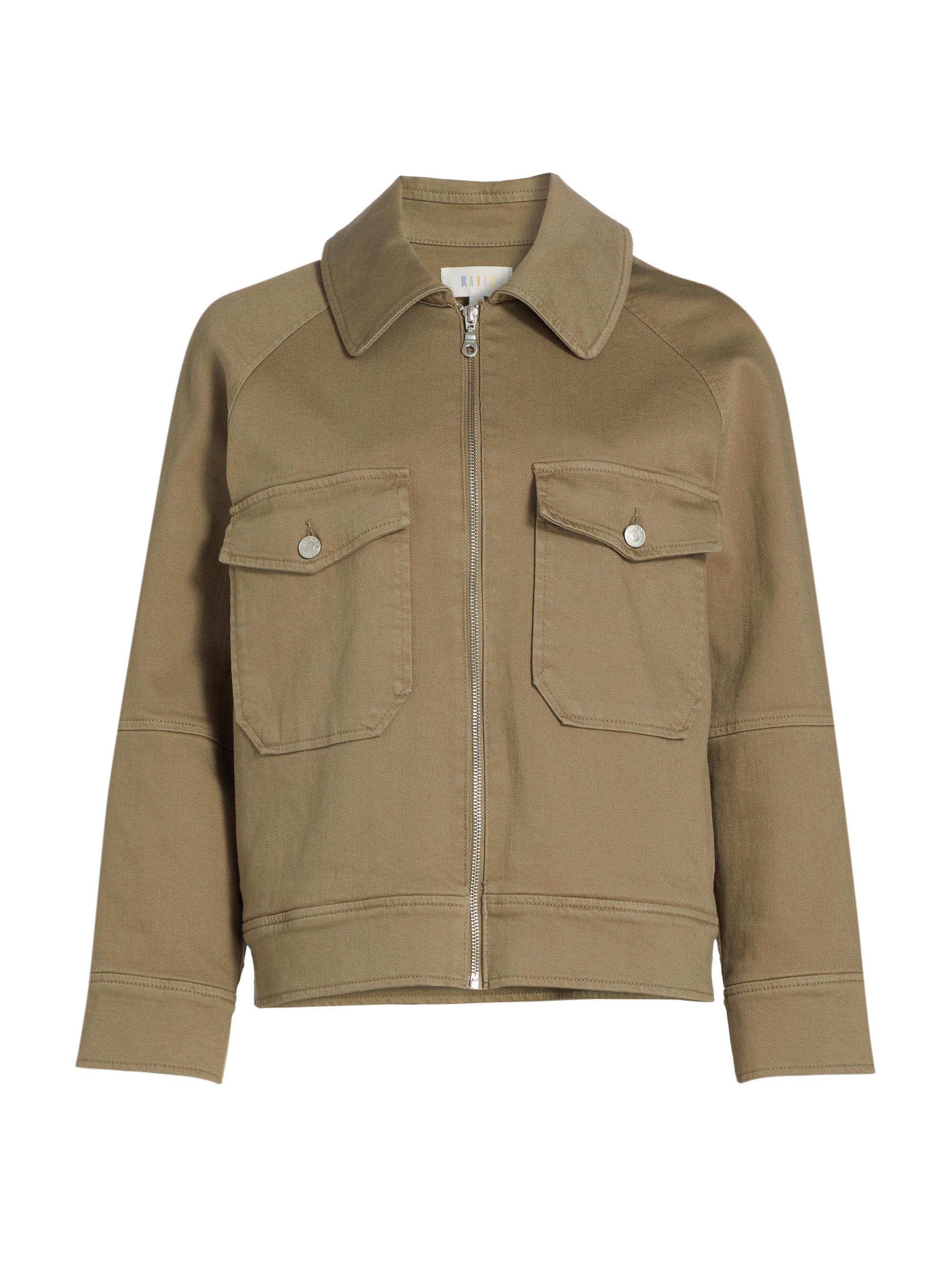 Rails Women's Cheyenne Cotton Trucker Jacket - Washed Olive