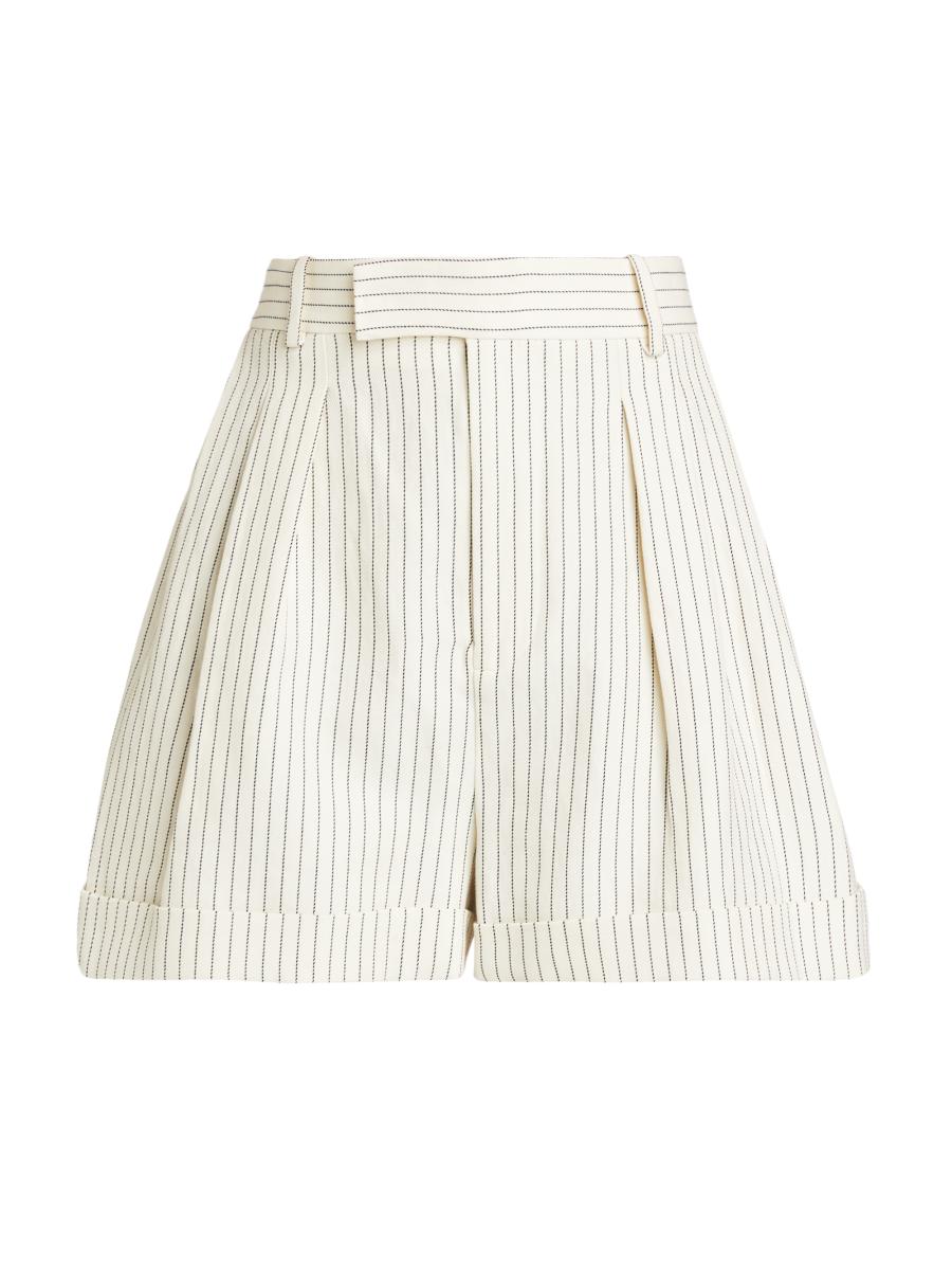 【AAKE】TOY STRIPE SHORTS Vtg Oshkosh blue and white Railroad striped shorts with
