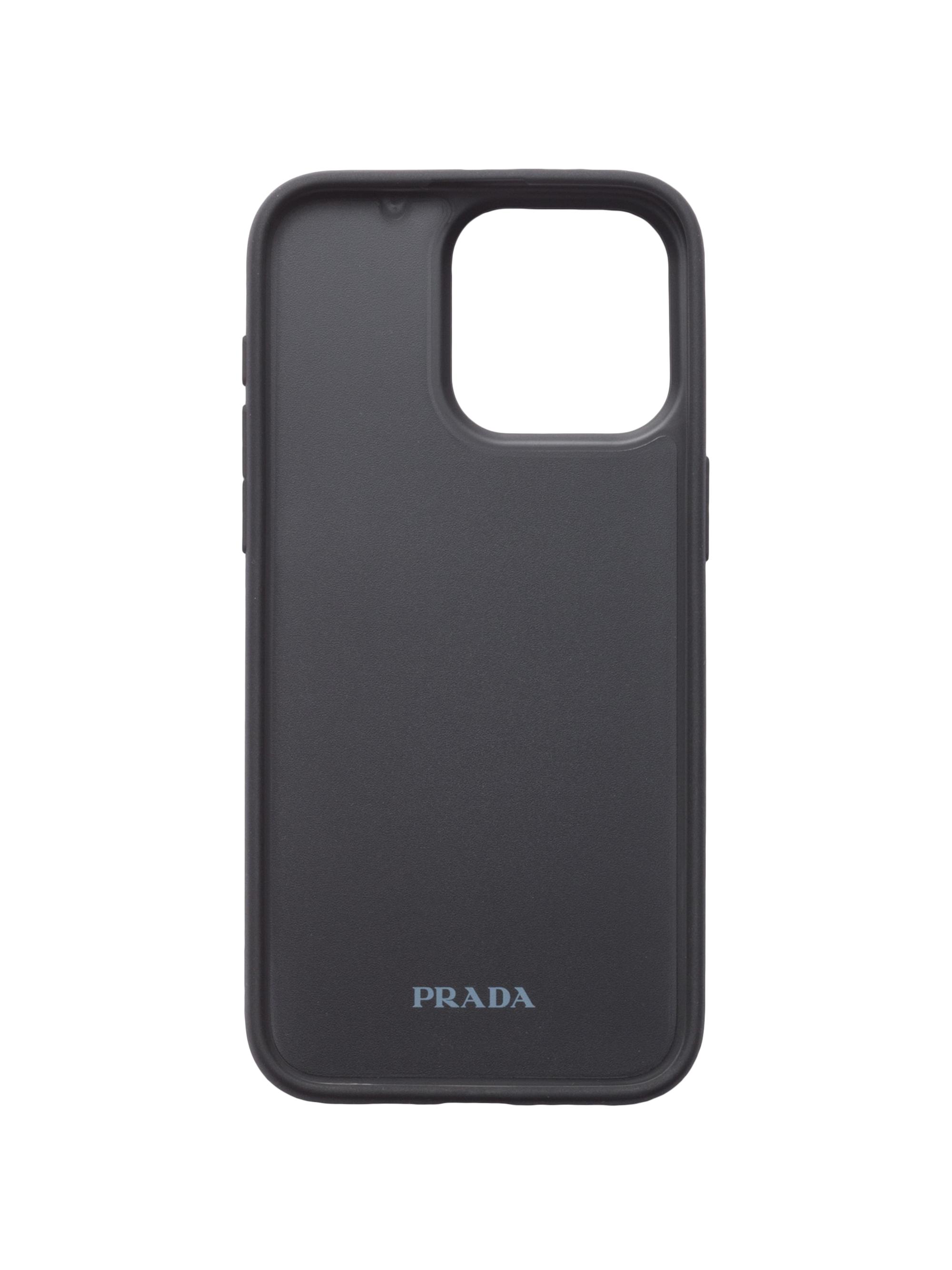 Prada Saffiano Leather Cover for iPhone 15 Pro Max | Saks Fifth Avenue