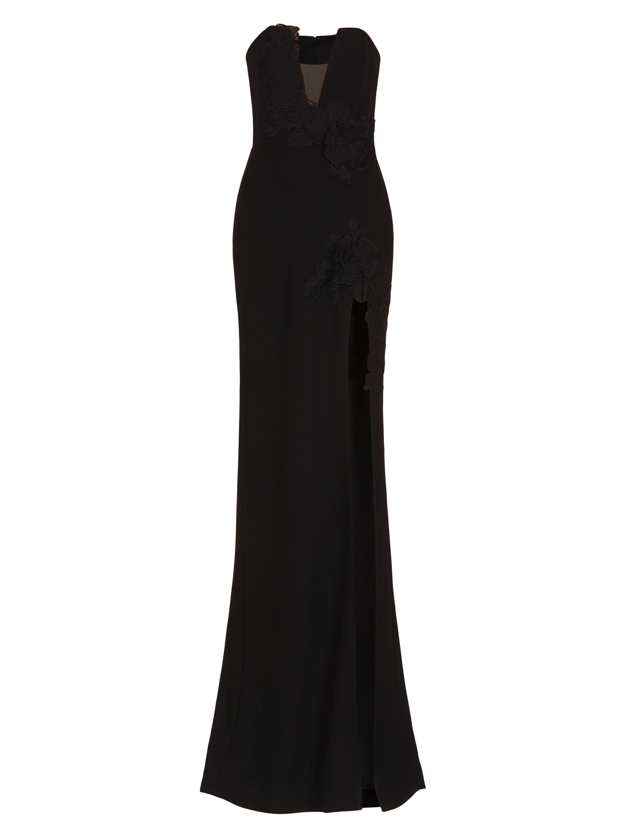 Sau Lee Women's Flora Strapless Column Gown - Black