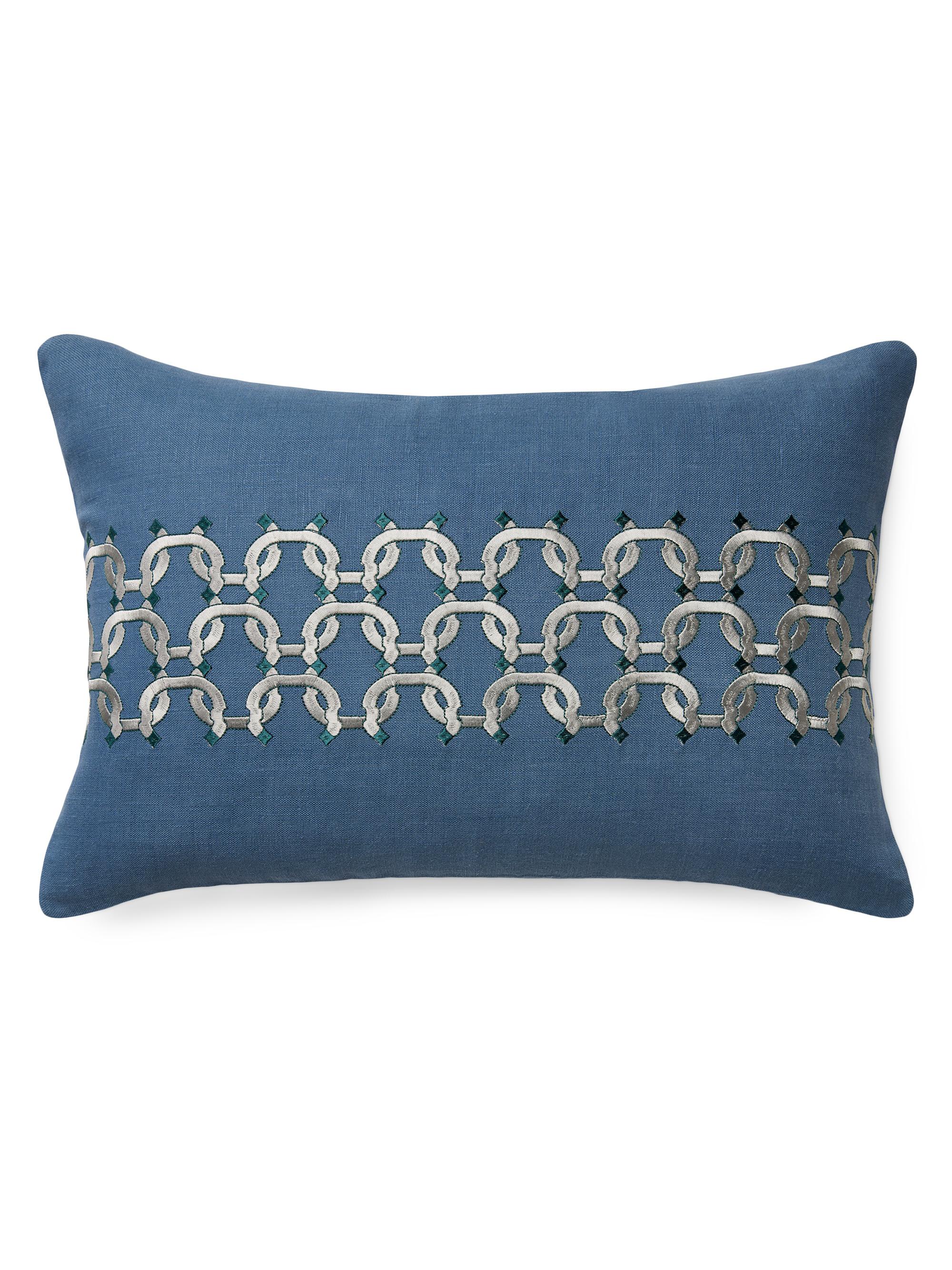 Sferra Bardi Decorative Pillow - Cadet Grey