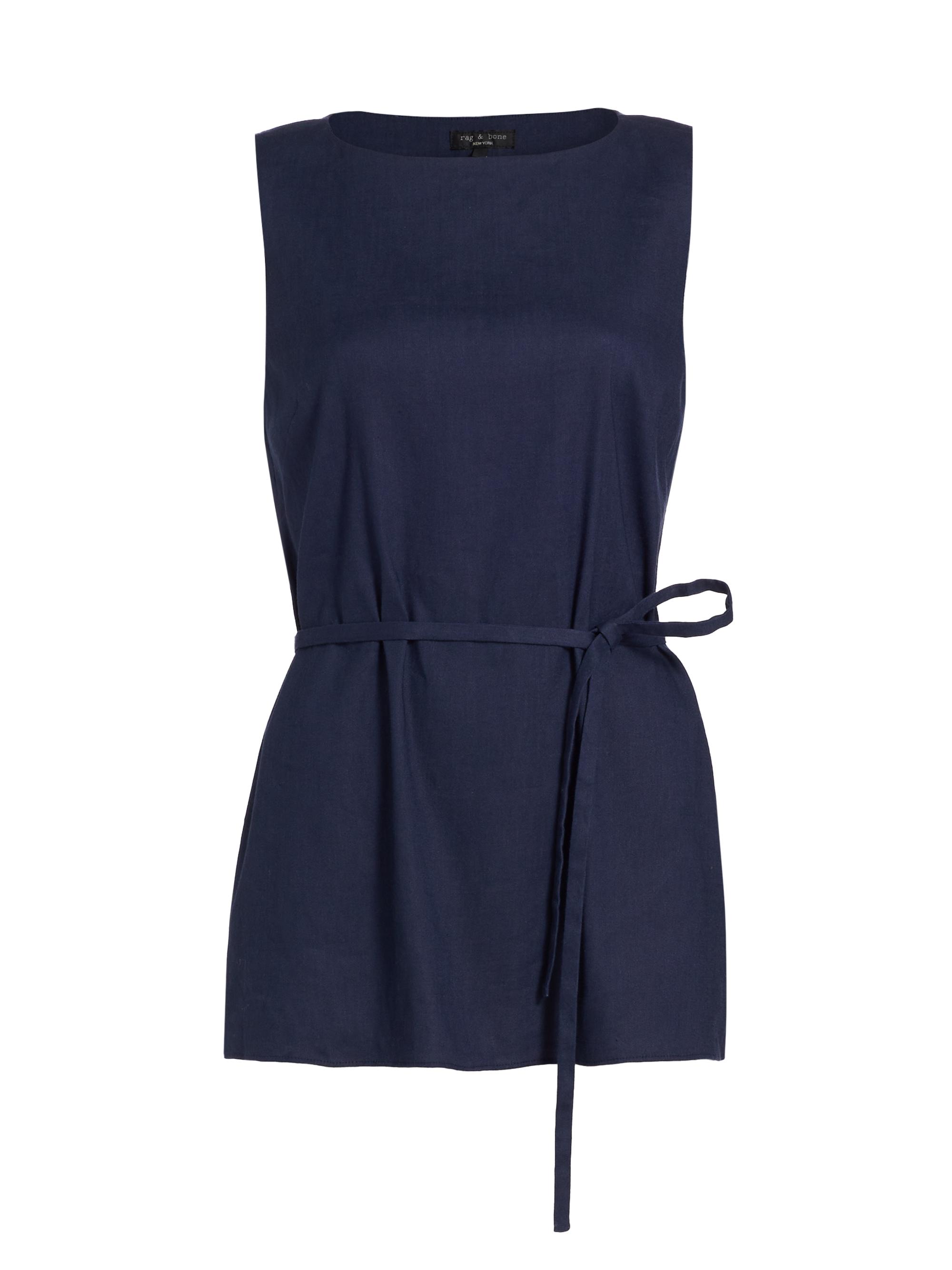 rag & bone Women's Holland Linen-Blend Tunic - Salmon