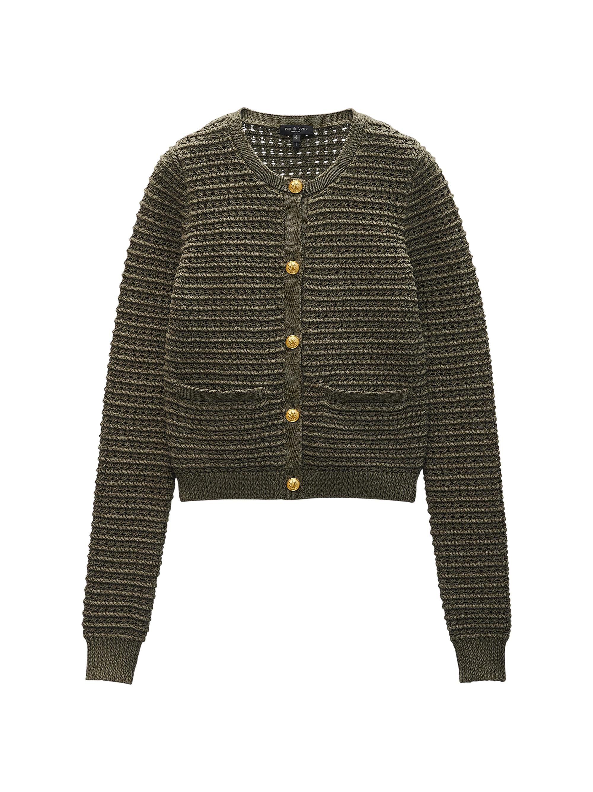 EXCLUSIVE】ALLEGE Rib Cardigan SAX EXCLUSIVE】ALLEGE Rib