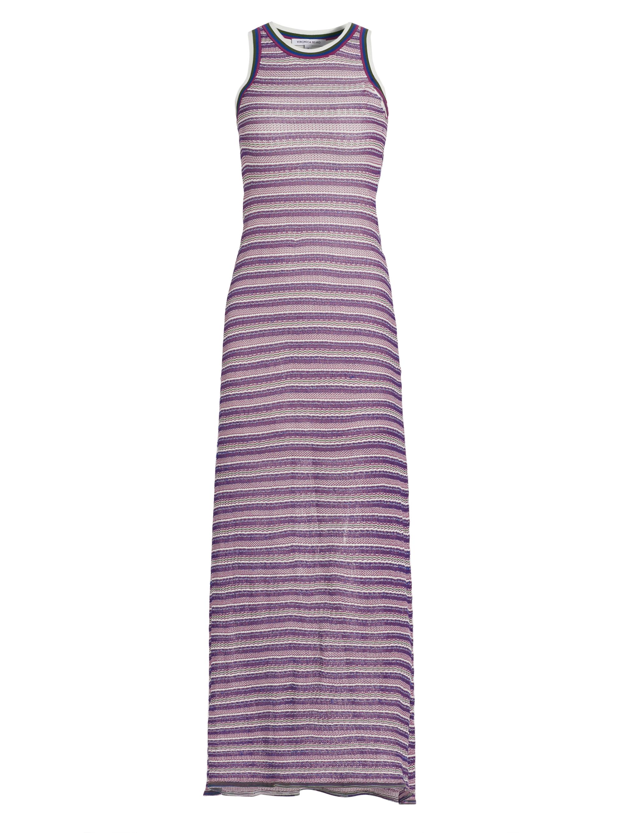Veronica Beard Women's Sivan Striped Knit Maxi Dress