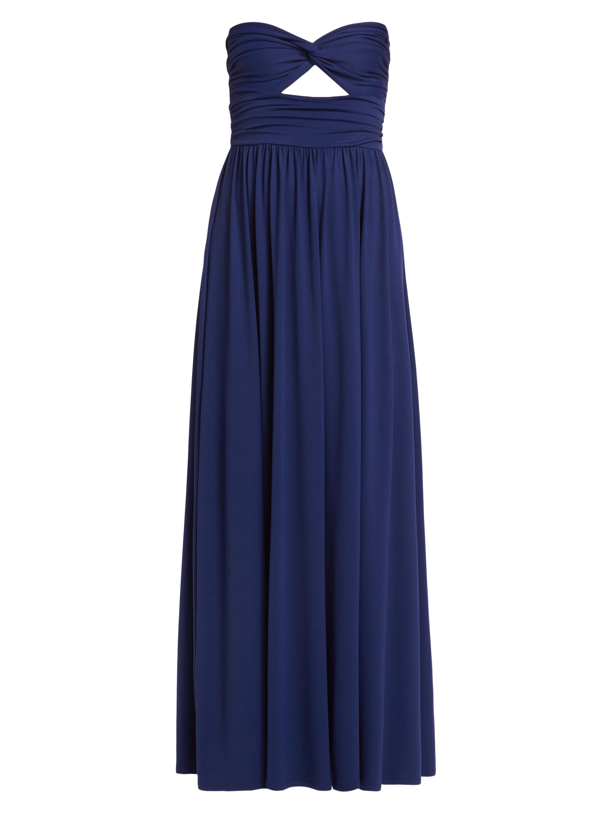 susana monaco Women's Twisted Strapless Maxi Dress - Inkwell