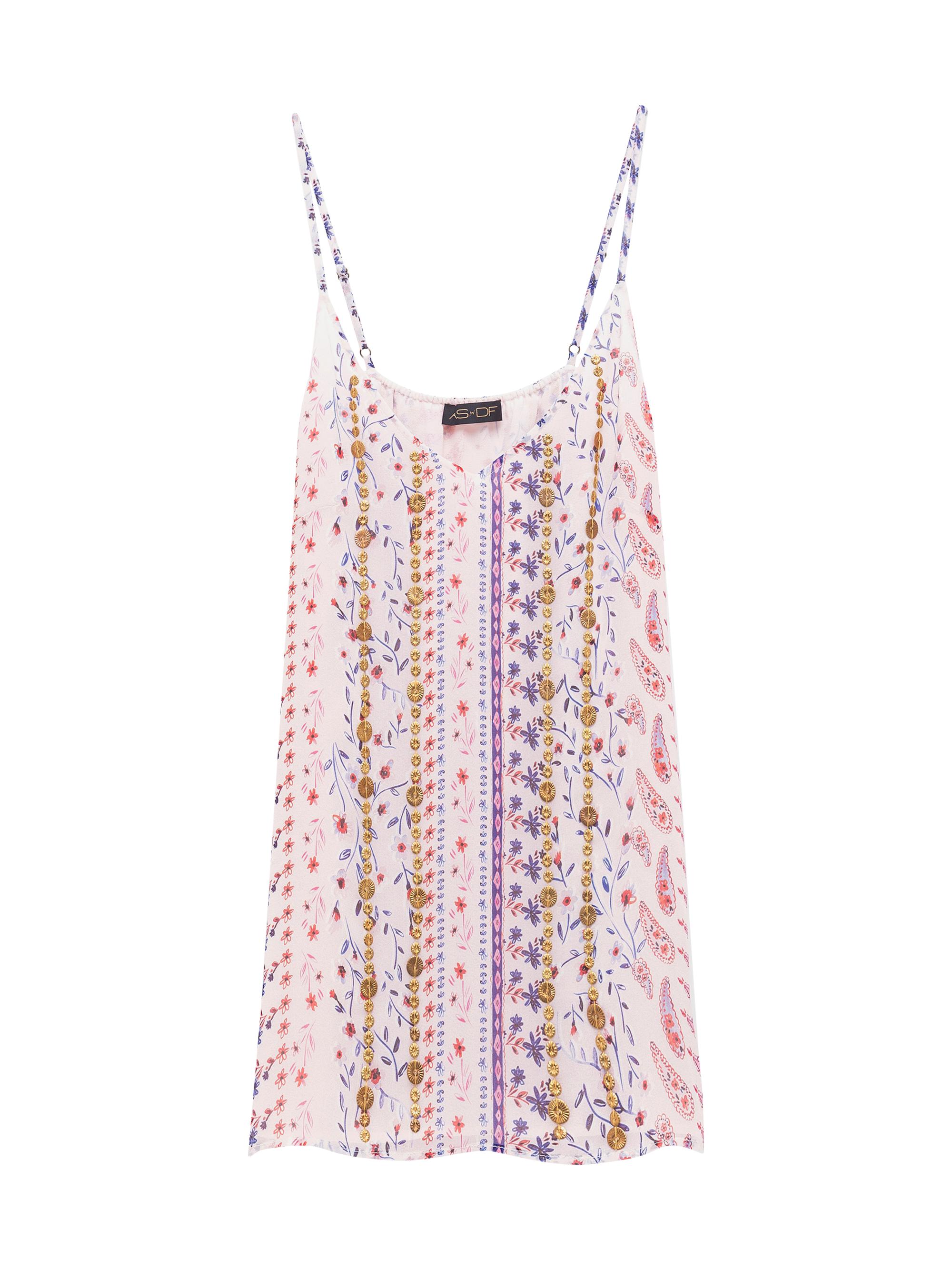 AS by DF Women's Flora Silk Cami - Floral Print