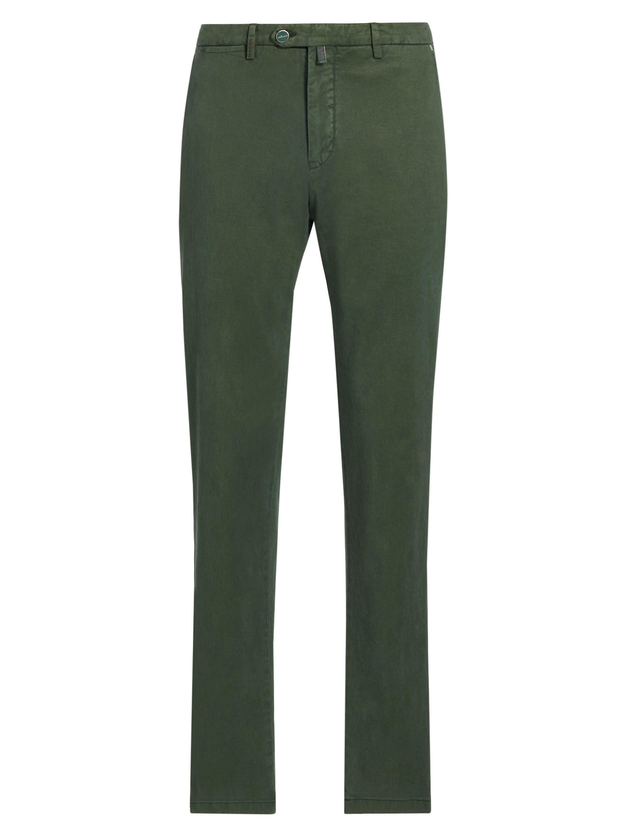 Kiton Cotton-Blend Flat-Front Pants | Saks Fifth Avenue