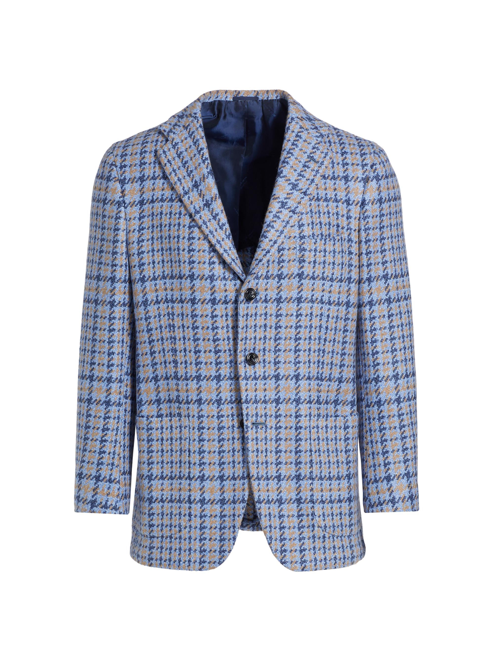 Kiton Men's Cashmere Single-Breasted Sports Jacket - Blue