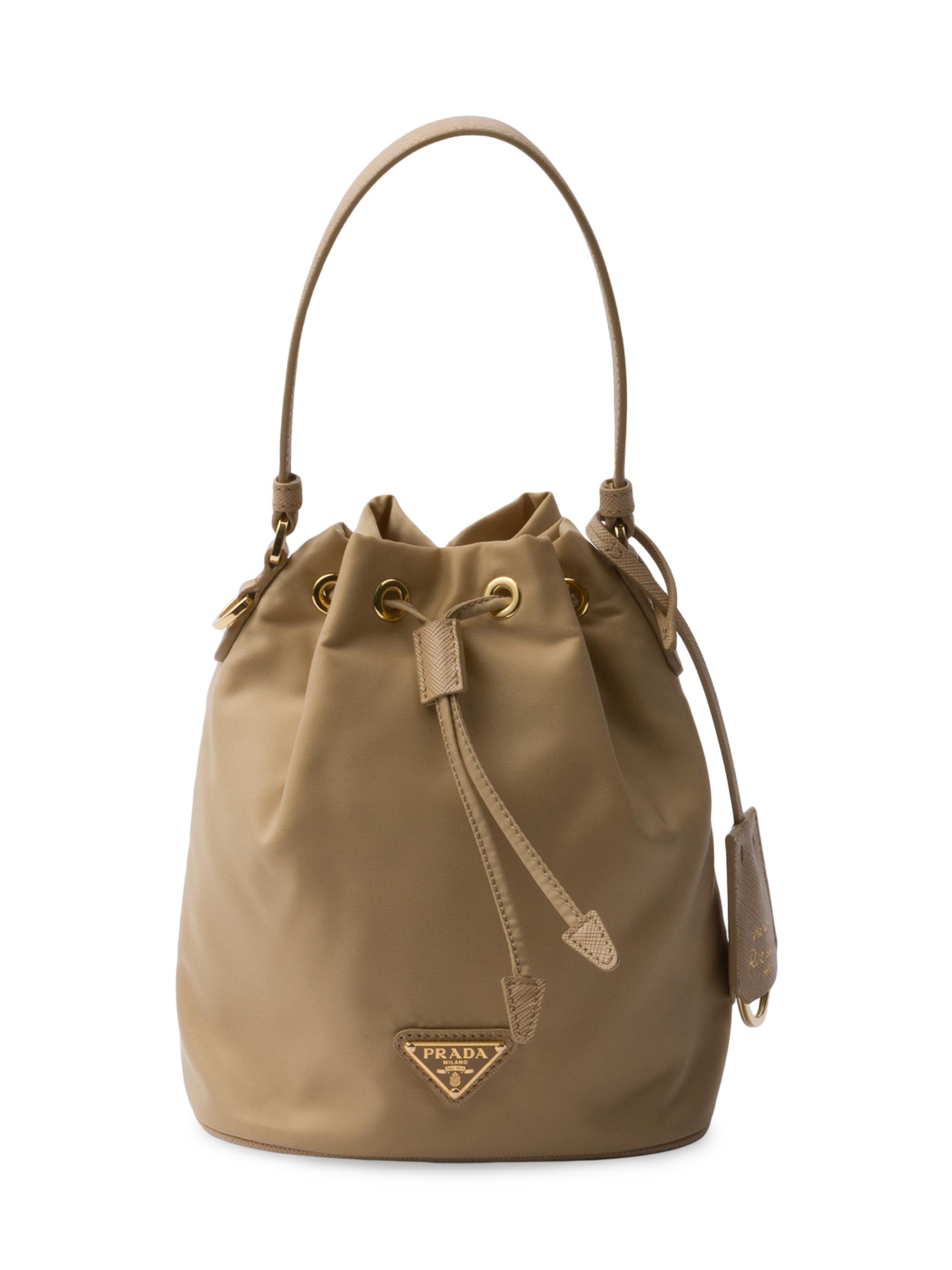 Prada Women's Re-Edition 1978 Re-Nylon Mini Bucket Bag - Orange