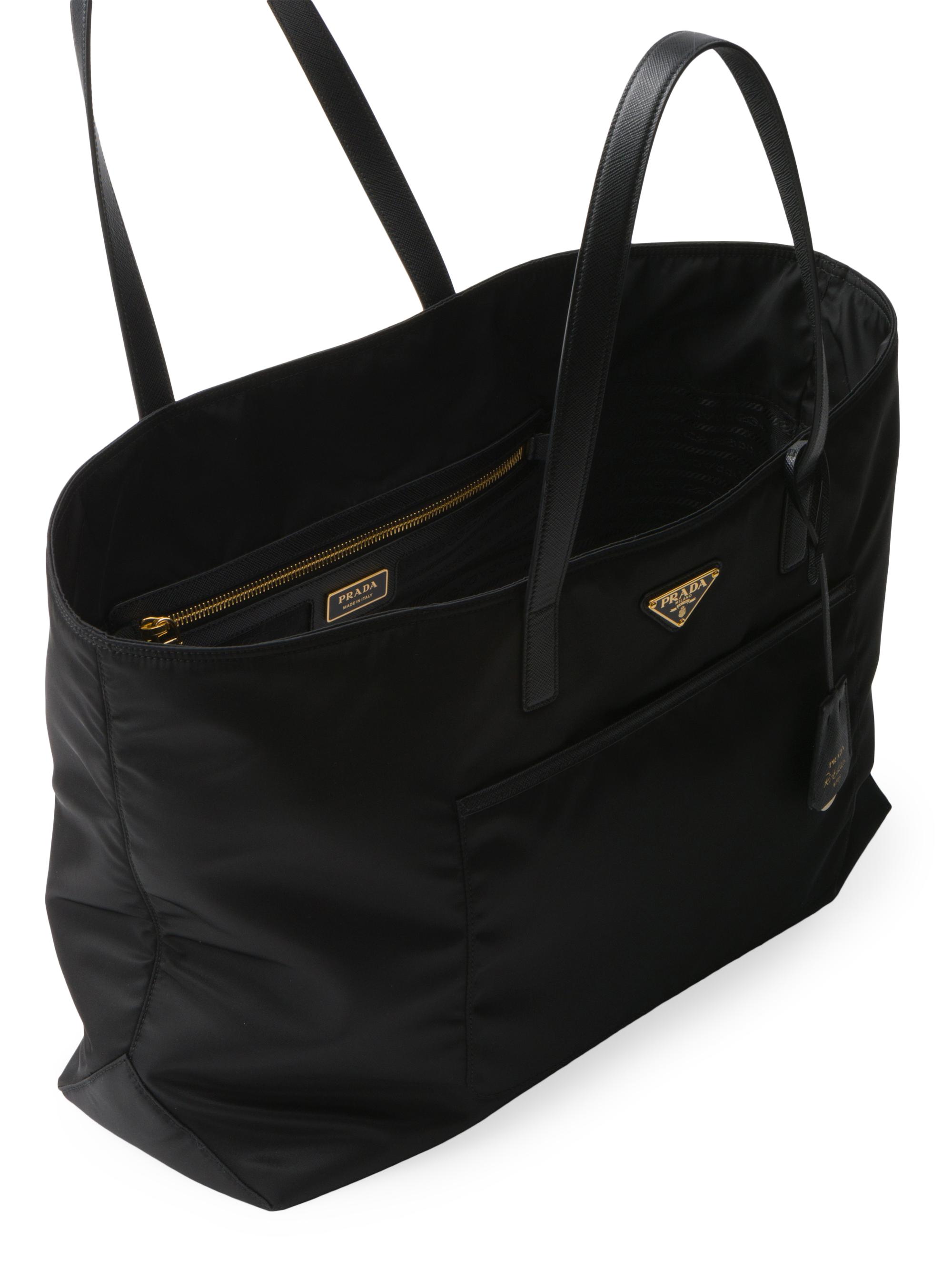 Prada Re-Edition 1978 Large Re-Nylon and Saffiano Leather Tote Bag