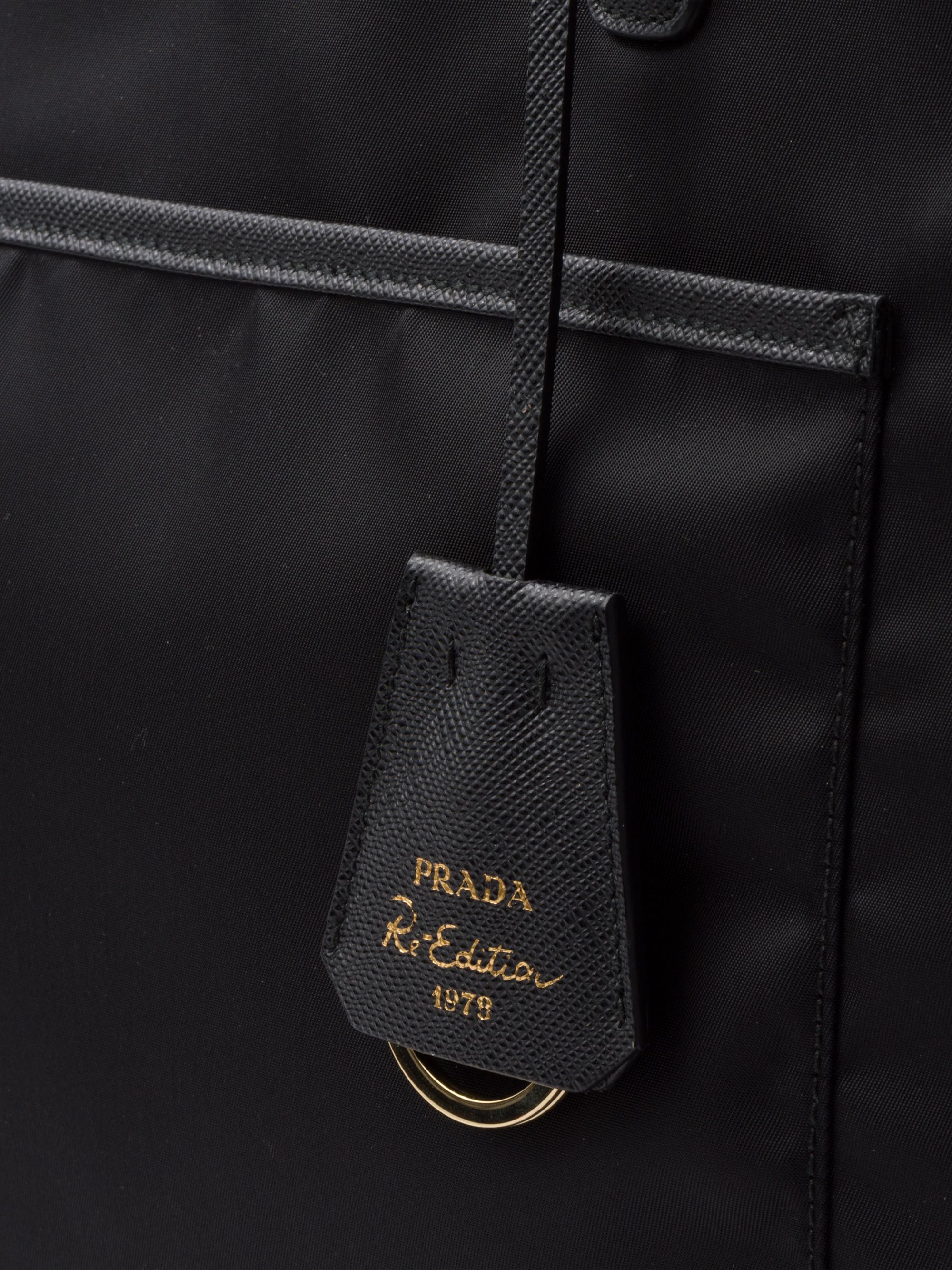 Prada Re-Edition 1978 Large Re-Nylon and Saffiano Leather Tote Bag