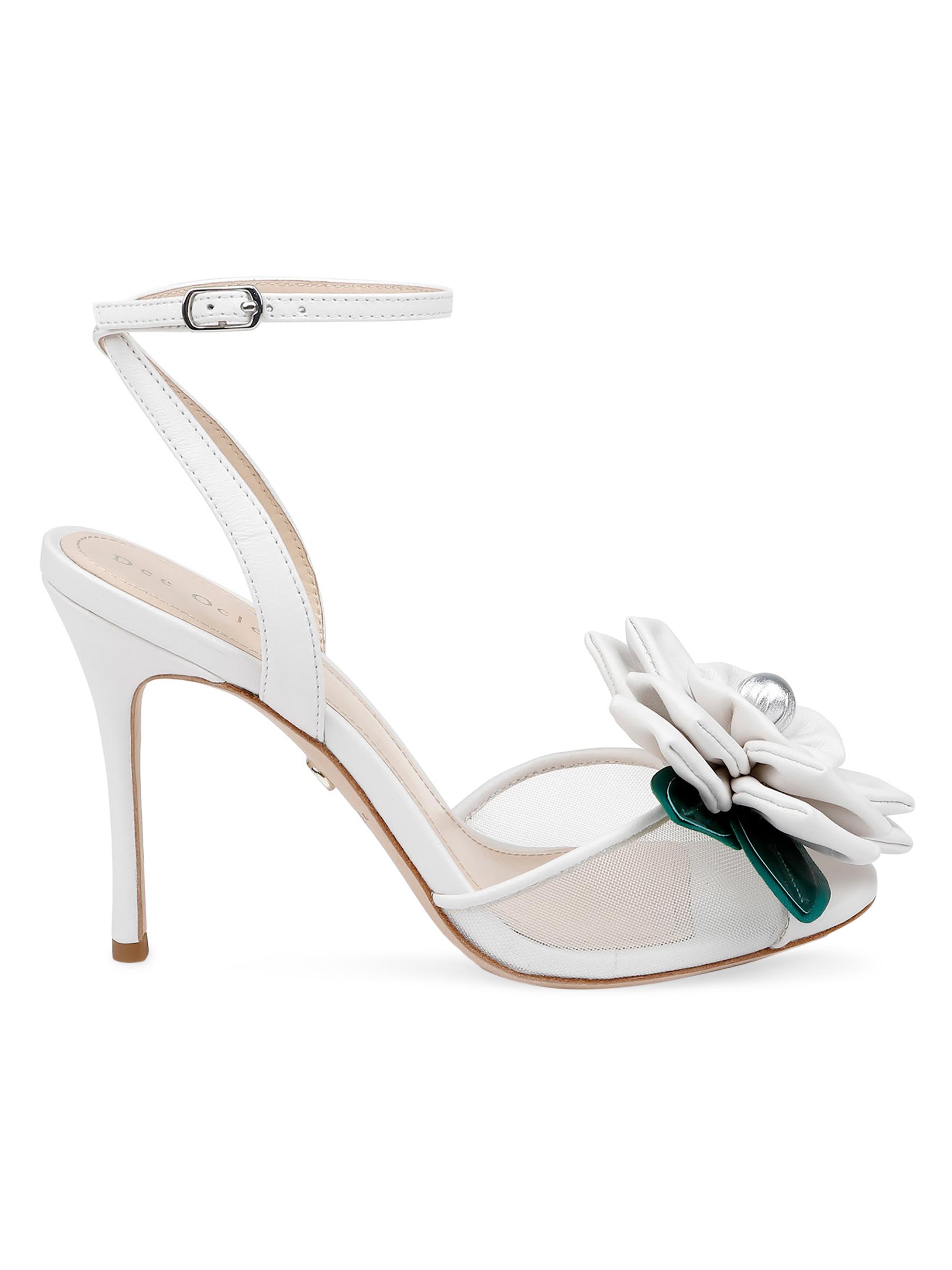 Dee Ocleppo Women's England Sandals - White Leather
