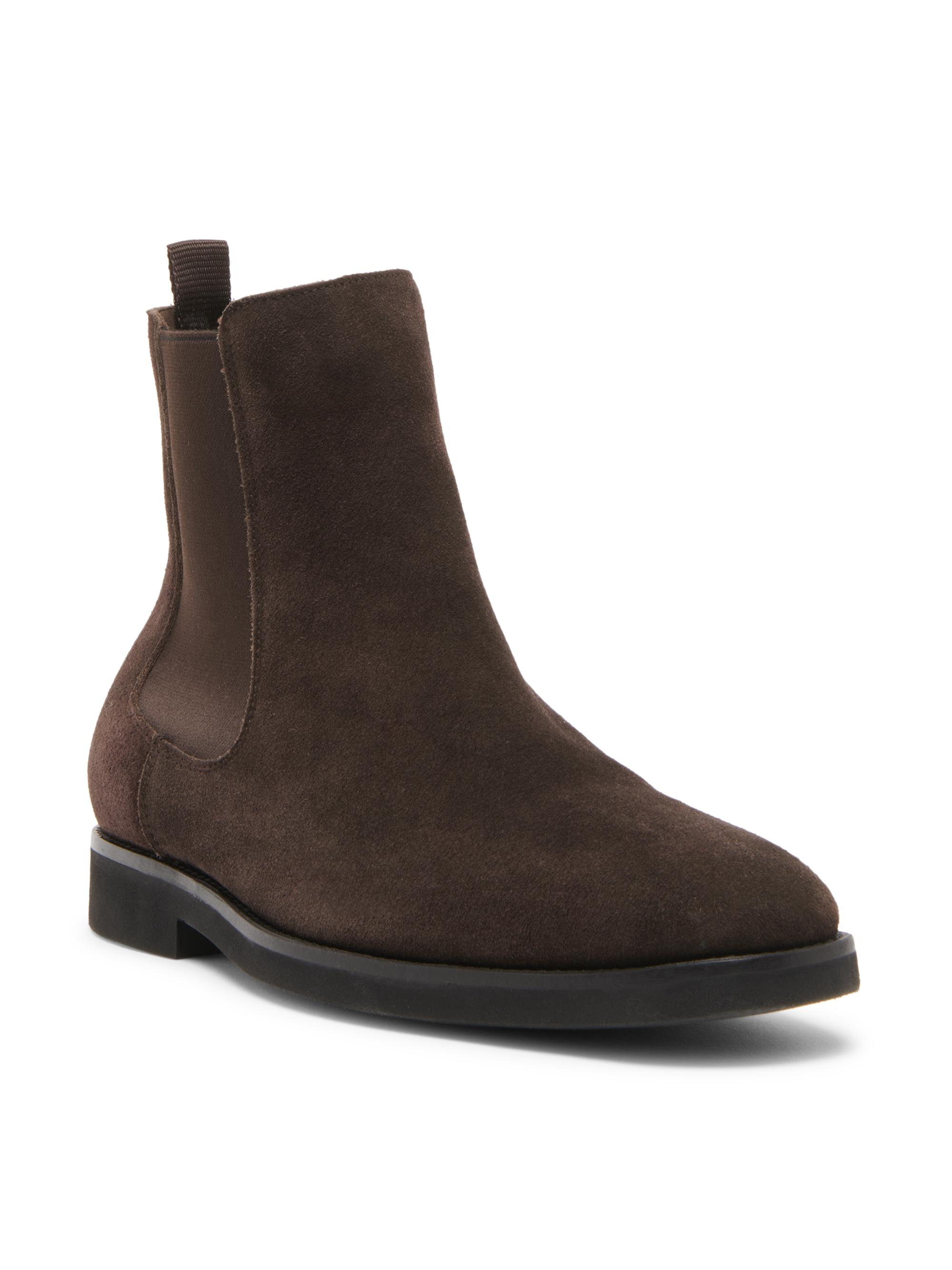 Saks Fifth Avenue Brown Suede Chelsea Boots Made In Italy Men\'s Size 9.5 To Boot New York Shawn Suede Chelsea Boots | Saks Fifth Avenue main image 2