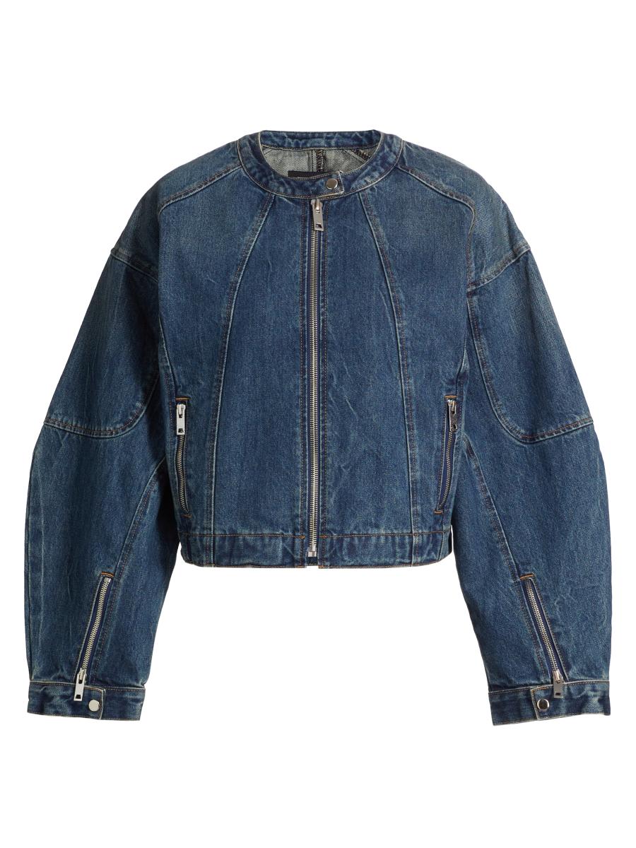 EB Denim Logan Denim Moto Jacket | Saks Fifth Avenue