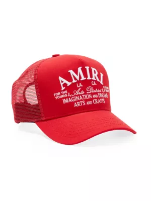 Shop Amiri Arts District Cotton Trucker Hat | Saks Fifth Avenue